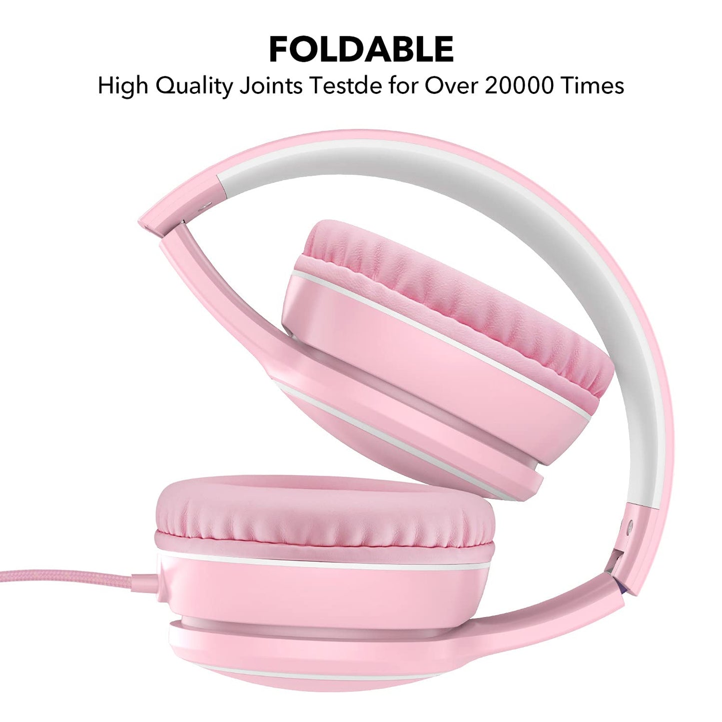 RORSOU R10 Foldable Bass Headphones with Mic - Small Enterprise
