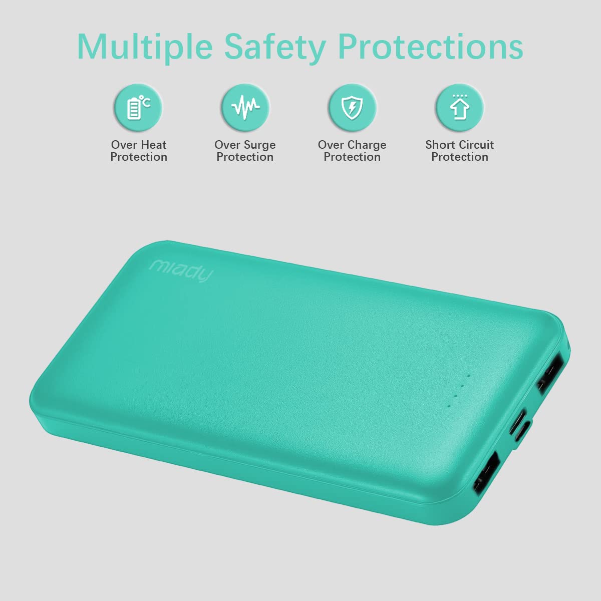 Miady Power Duo: 10K mAh USB-C Charger Pack - Small Enterprise