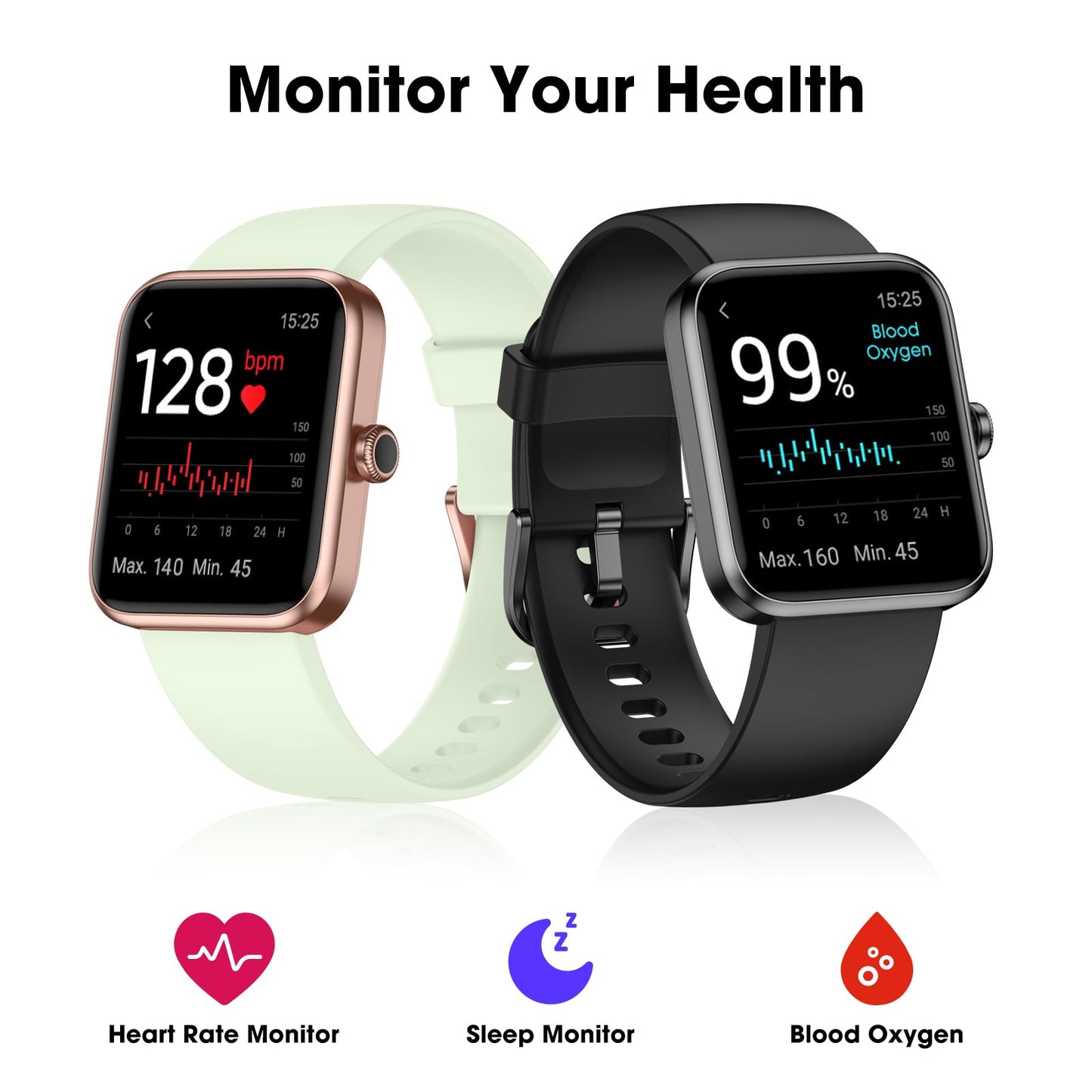 FitWatch Pro: Heart & Sleep Tracker Smartwatch 1.5 - Small Enterprise