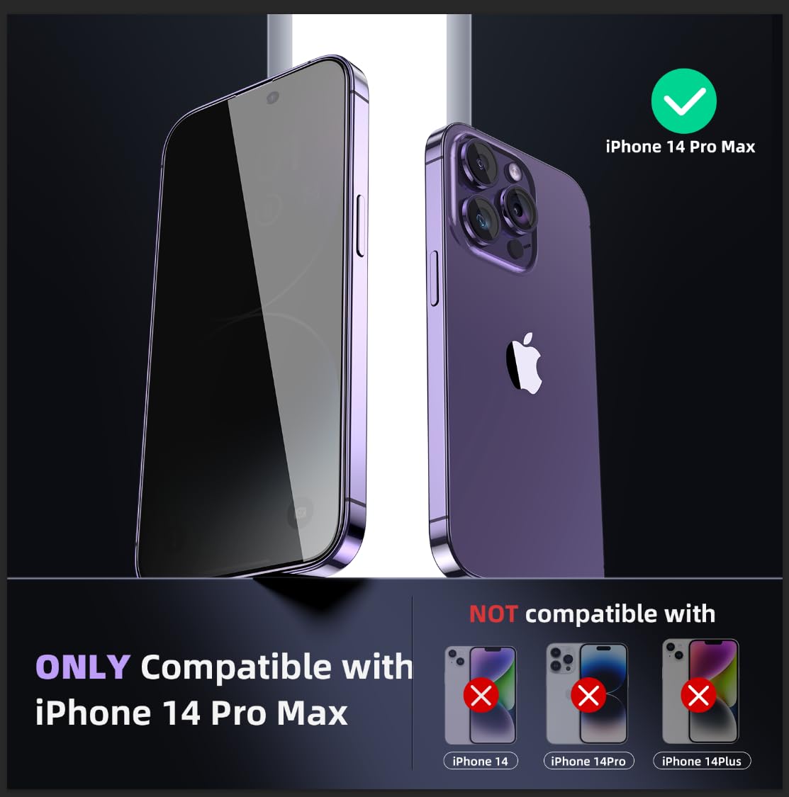 Ruwa Guard: Privacy Screen Protector for iPhone 13/14 - Small Enterprise