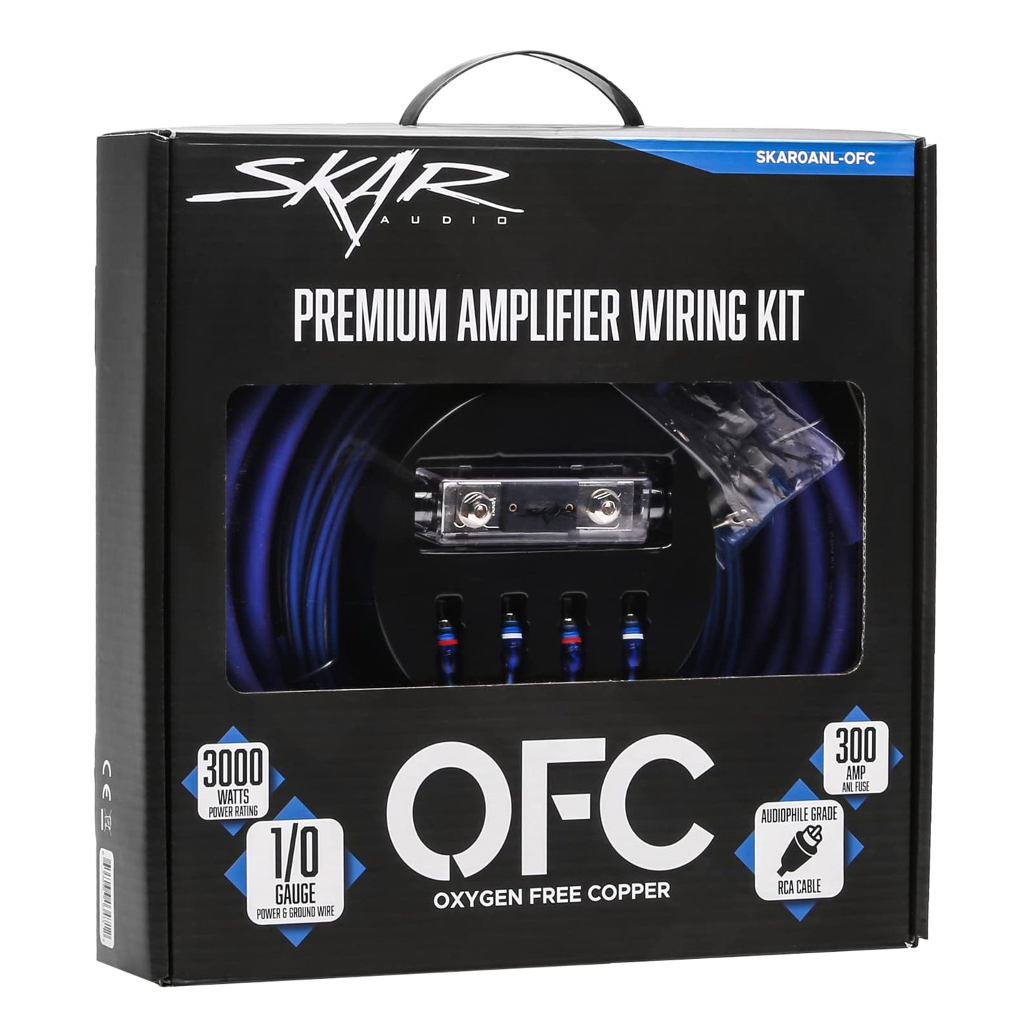 SkarSound Pro 1/0 Gauge OFC Amp Wiring Kit
