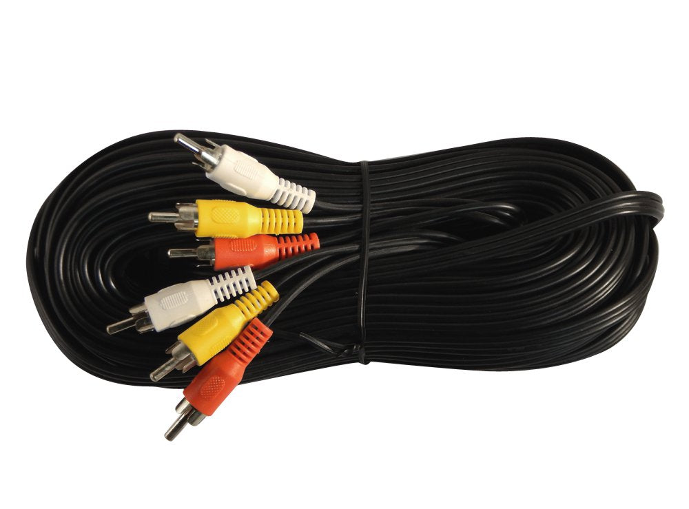 50ft Triple RCA A/V Cable - Male to Male