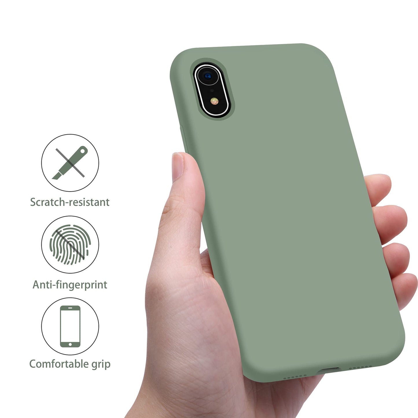 OTOFLY Pine Green XR Case – Military Drop Protection