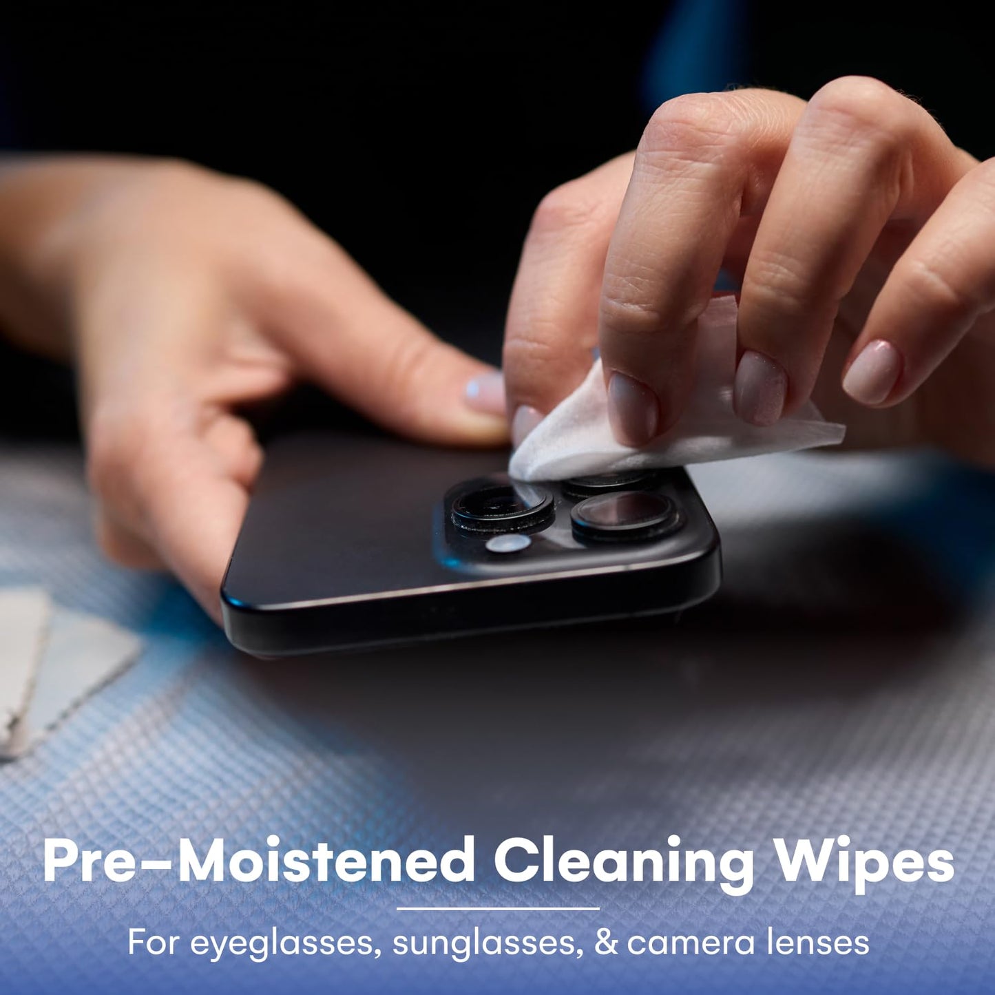 ClarityWipes: 100 Gentle Pre-Moistened Lens Cleaners