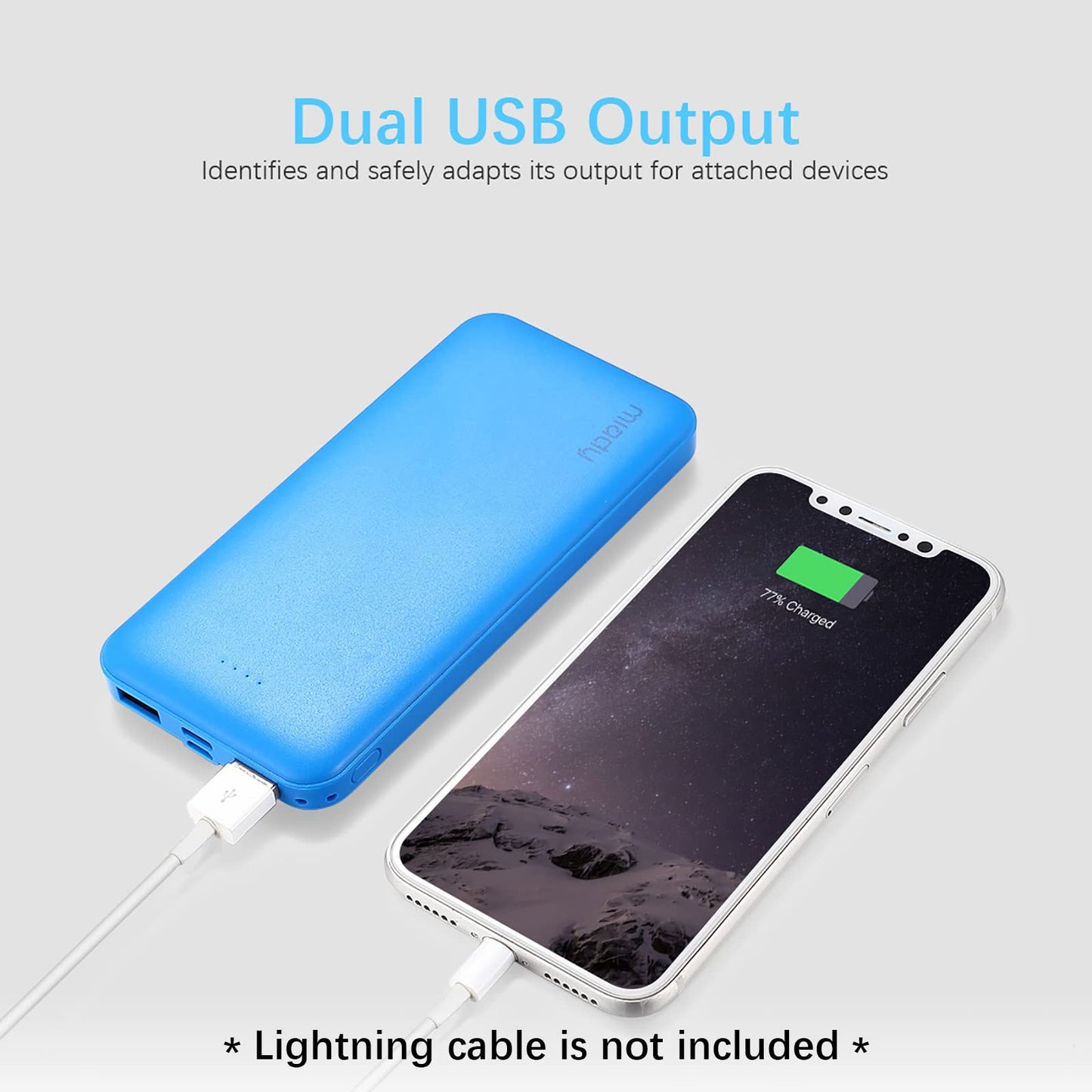 Miady Power Duo: 10K mAh USB-C Charger Pack - Small Enterprise