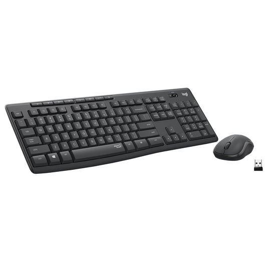 Logitech QuietType MK295 Wireless Combo - Graphite