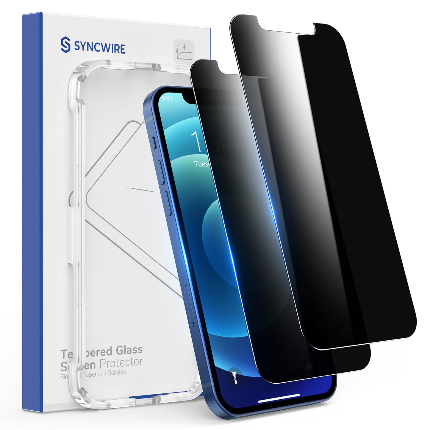 SYNCWIRE 28° Anti-Spy Glass for iPhone 12 Pro Max - Small Enterprise