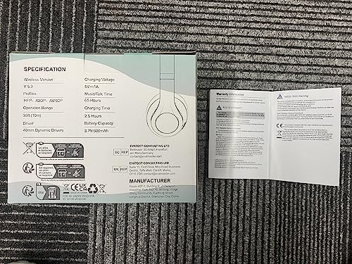 Uliptz HiFi Bluetooth Headphones - 65H Playtime - Small Enterprise