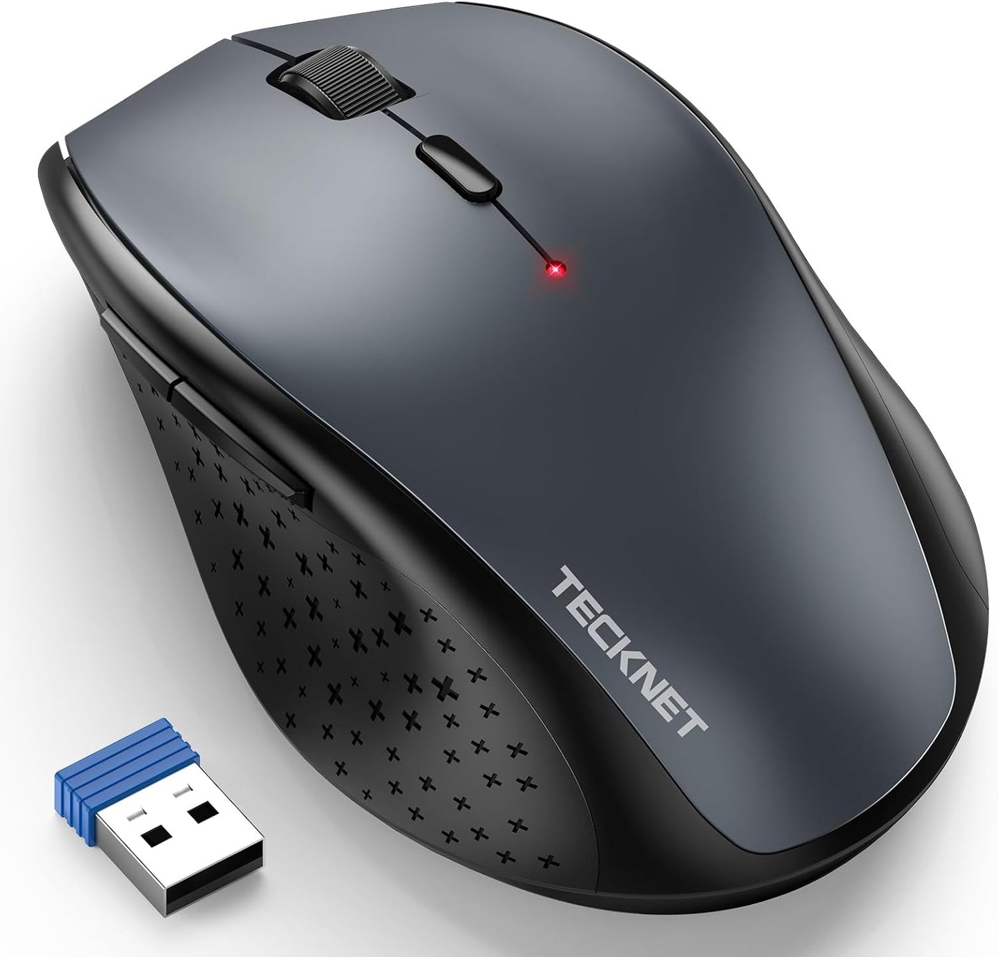 SilenceGlide 4800: Ergo Wireless Mouse by TECKNET