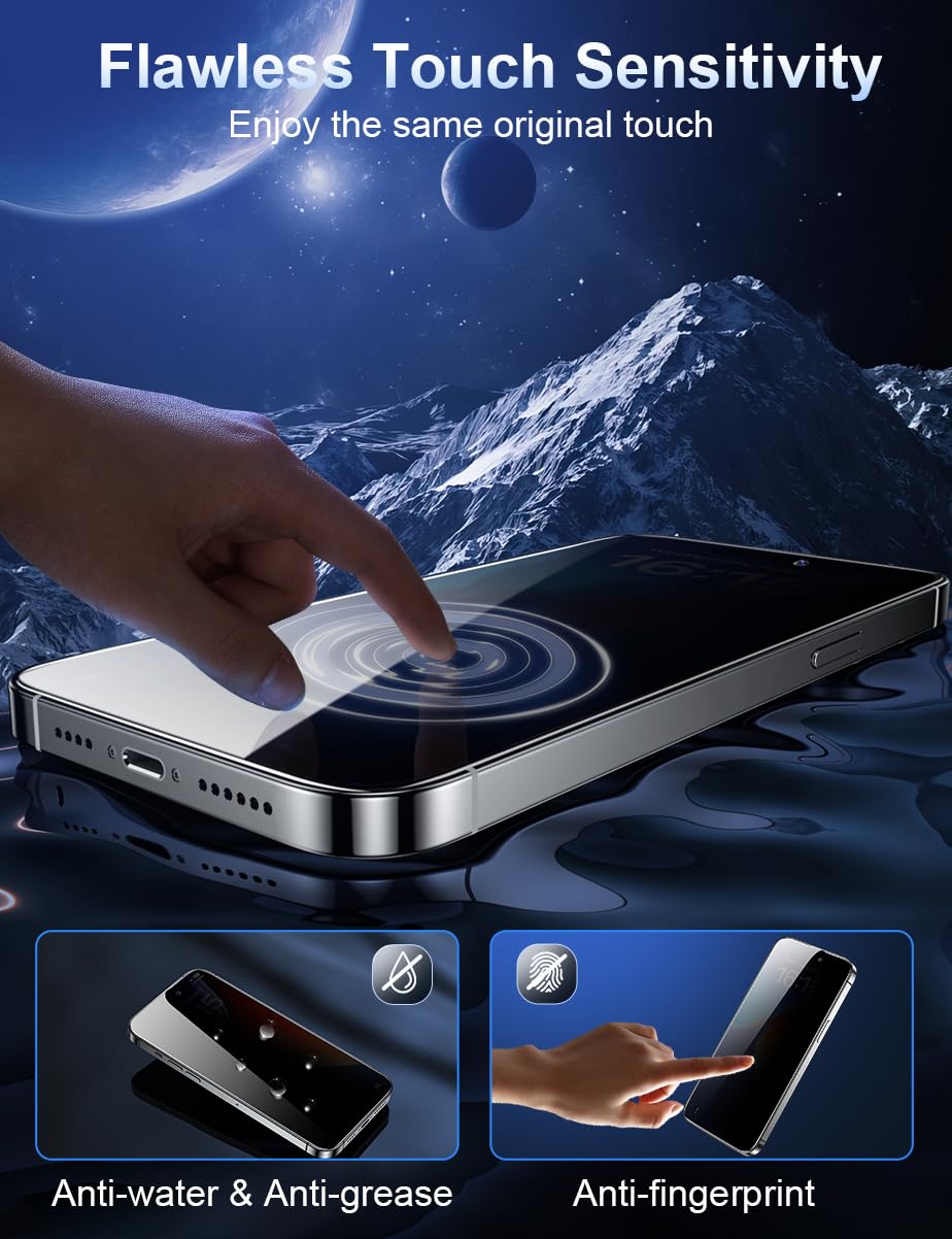 Ruwa Guard: Privacy Screen Protector for iPhone 13/14 - Small Enterprise