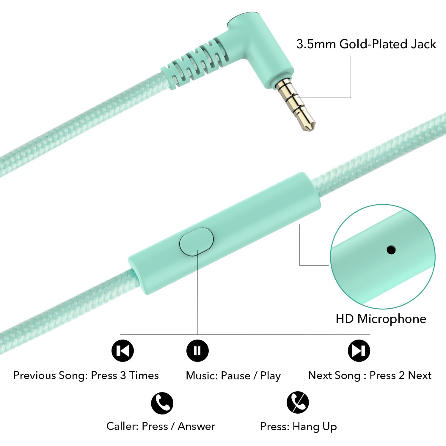 RORSOU R10 Foldable Bass Headphones with Mic - Small Enterprise