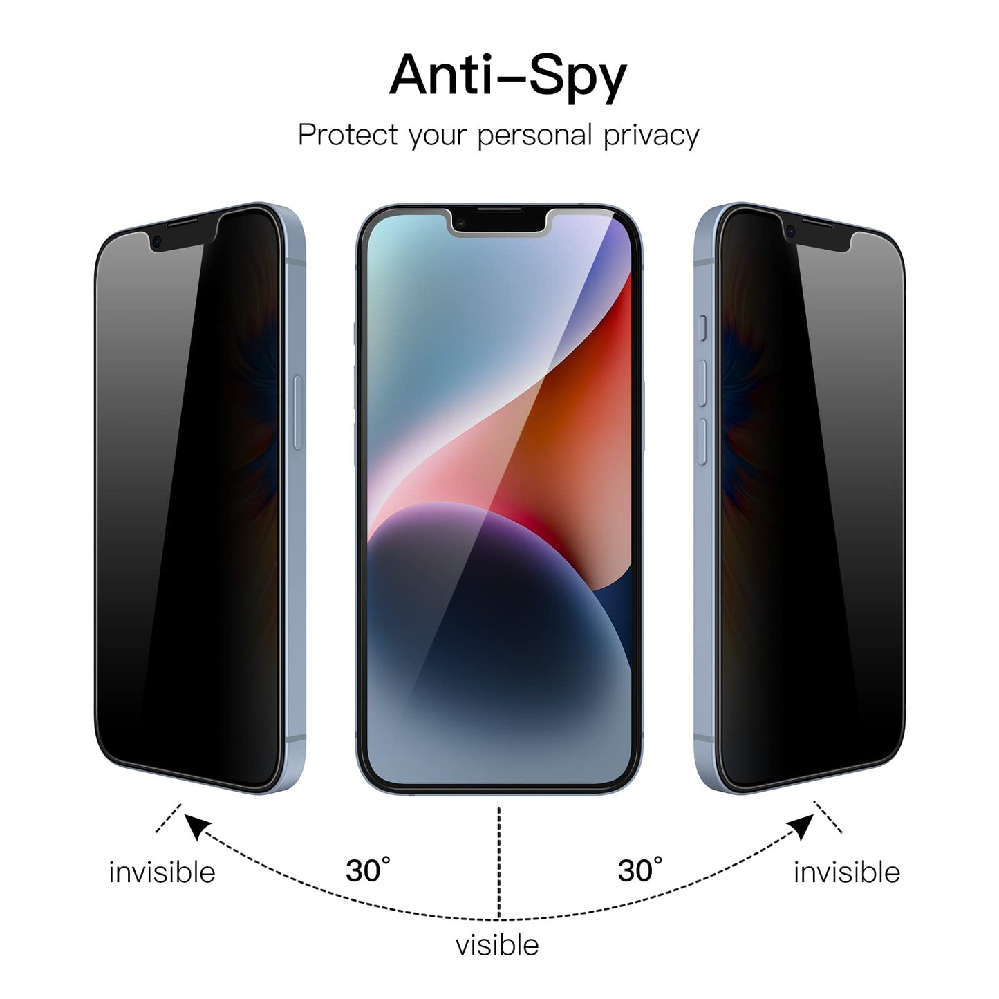 JETech SpyGuard iPhone 16e/14 6.1 Screen Protectors - Small Enterprise