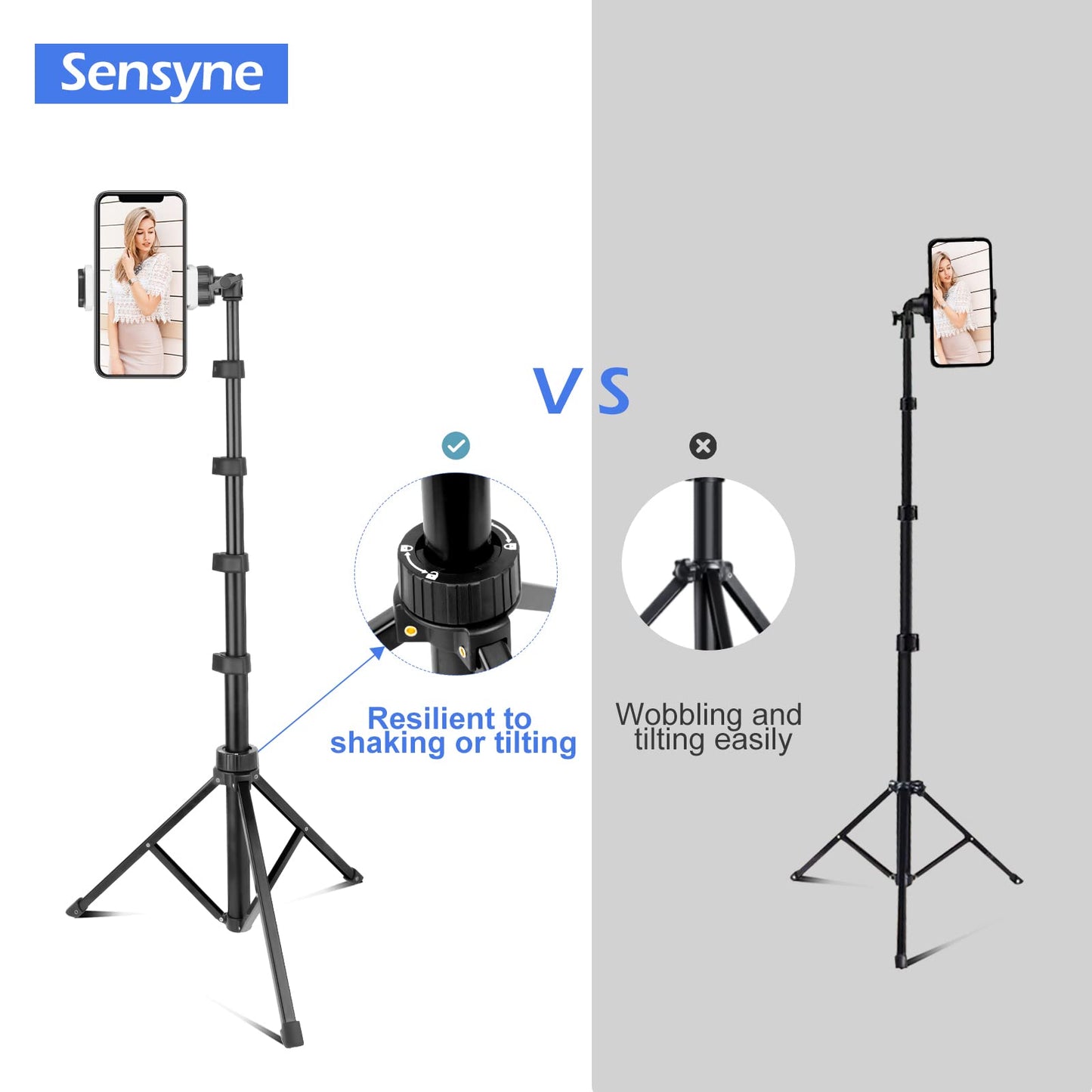 SENSYNE ProTripod: 62 Selfie Stick & Stand - Small Enterprise