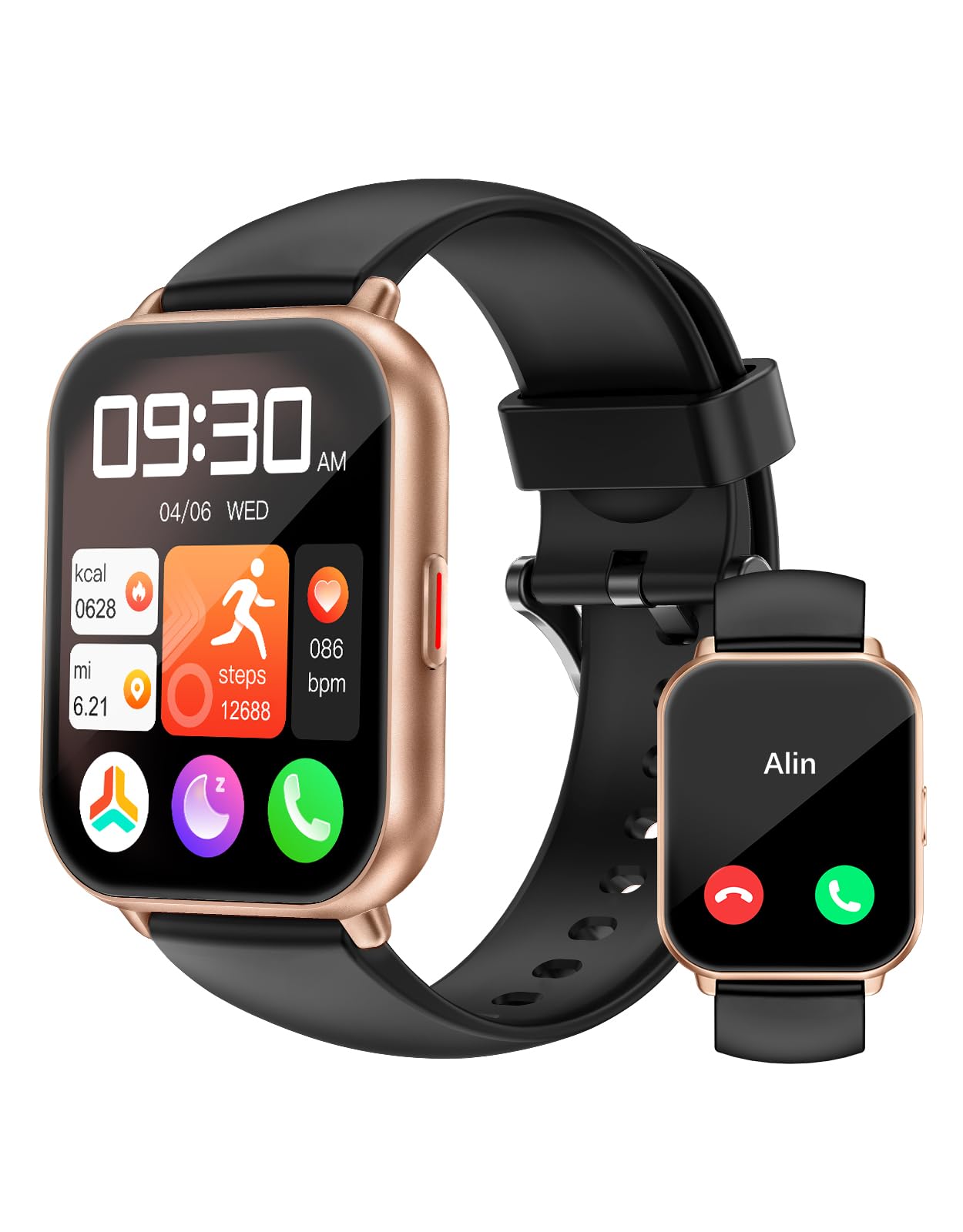 RUIMEN Smartwatch: Answer Calls, Track Fitness - Small Enterprise