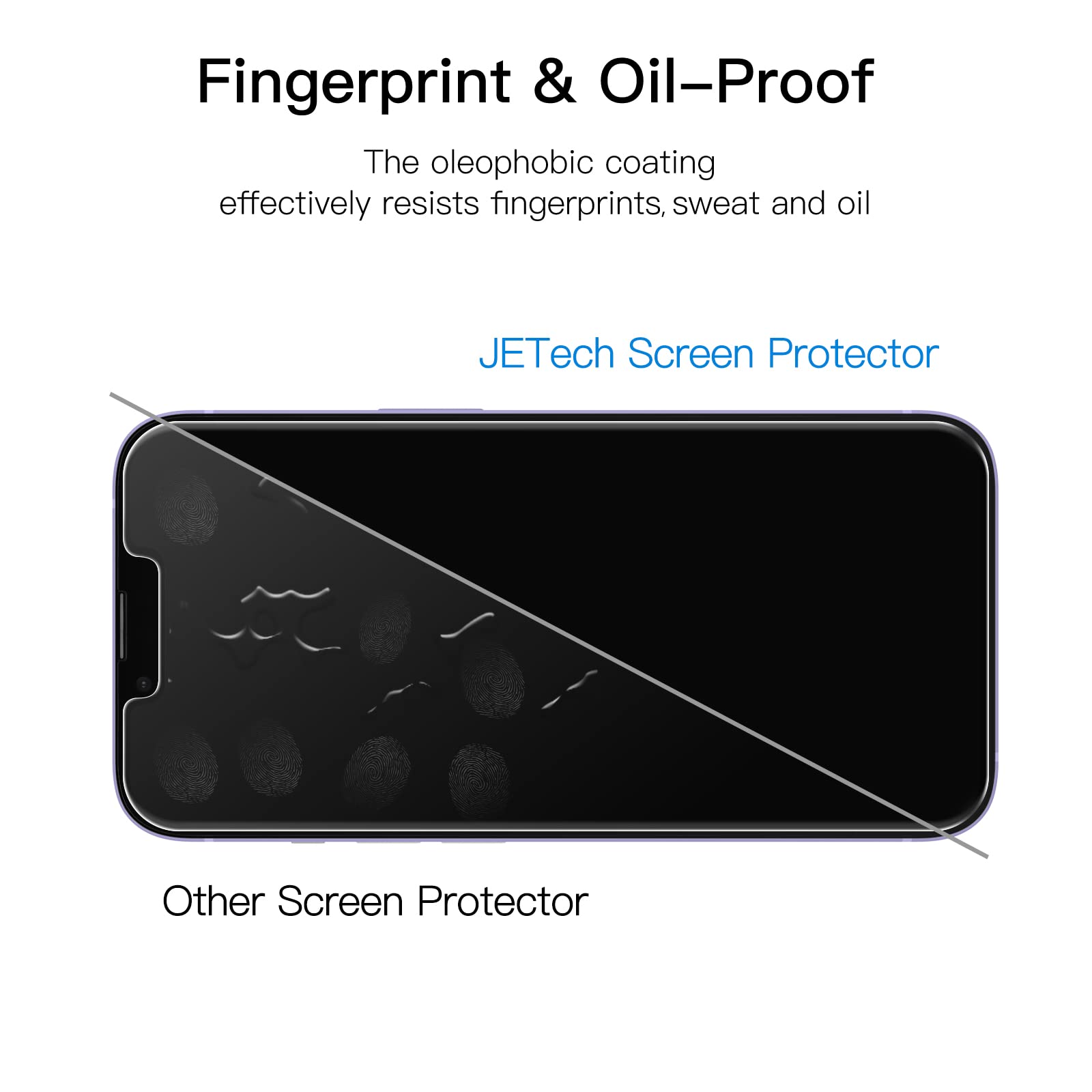 JETech SpyGuard iPhone 16e/14 6.1 Screen Protectors - Small Enterprise