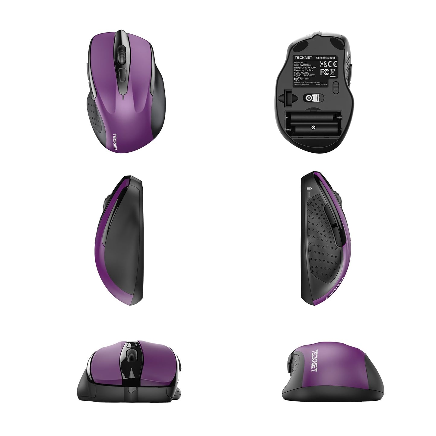 ErgoGlide Wireless: 6-Button, 2600 DPI, 24-Month Power