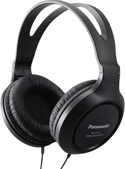 Panasonic RP-HT161-K: Lightweight Bass-Enhanced Headphones - Small Enterprise