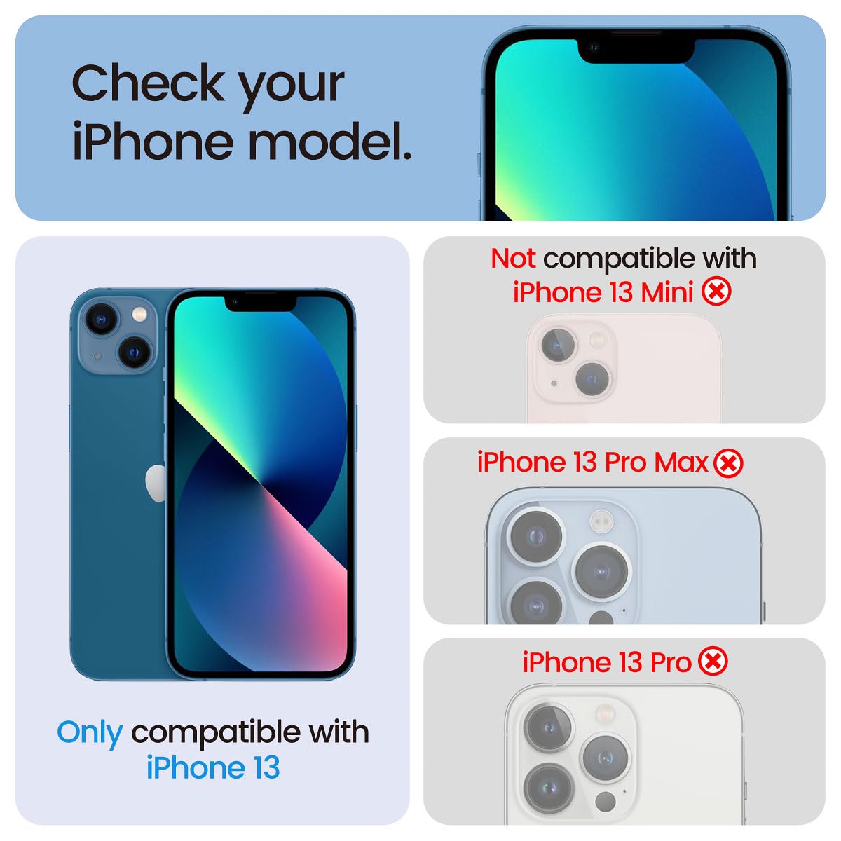 iPhone 13 4-Pack Privacy Glass Shield - Military Grade - Small Enterprise