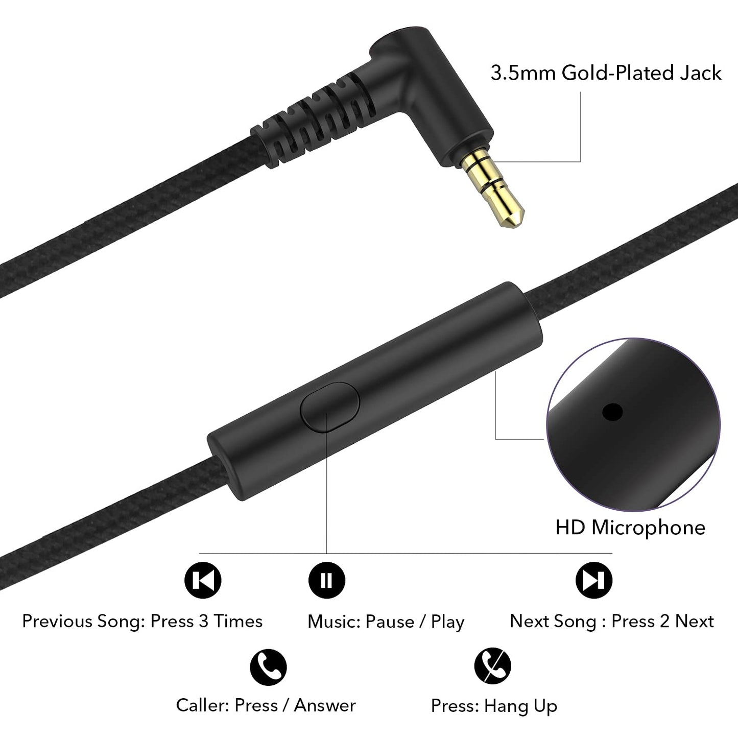 RORSOU R10 Foldable Bass Headphones with Mic - Small Enterprise