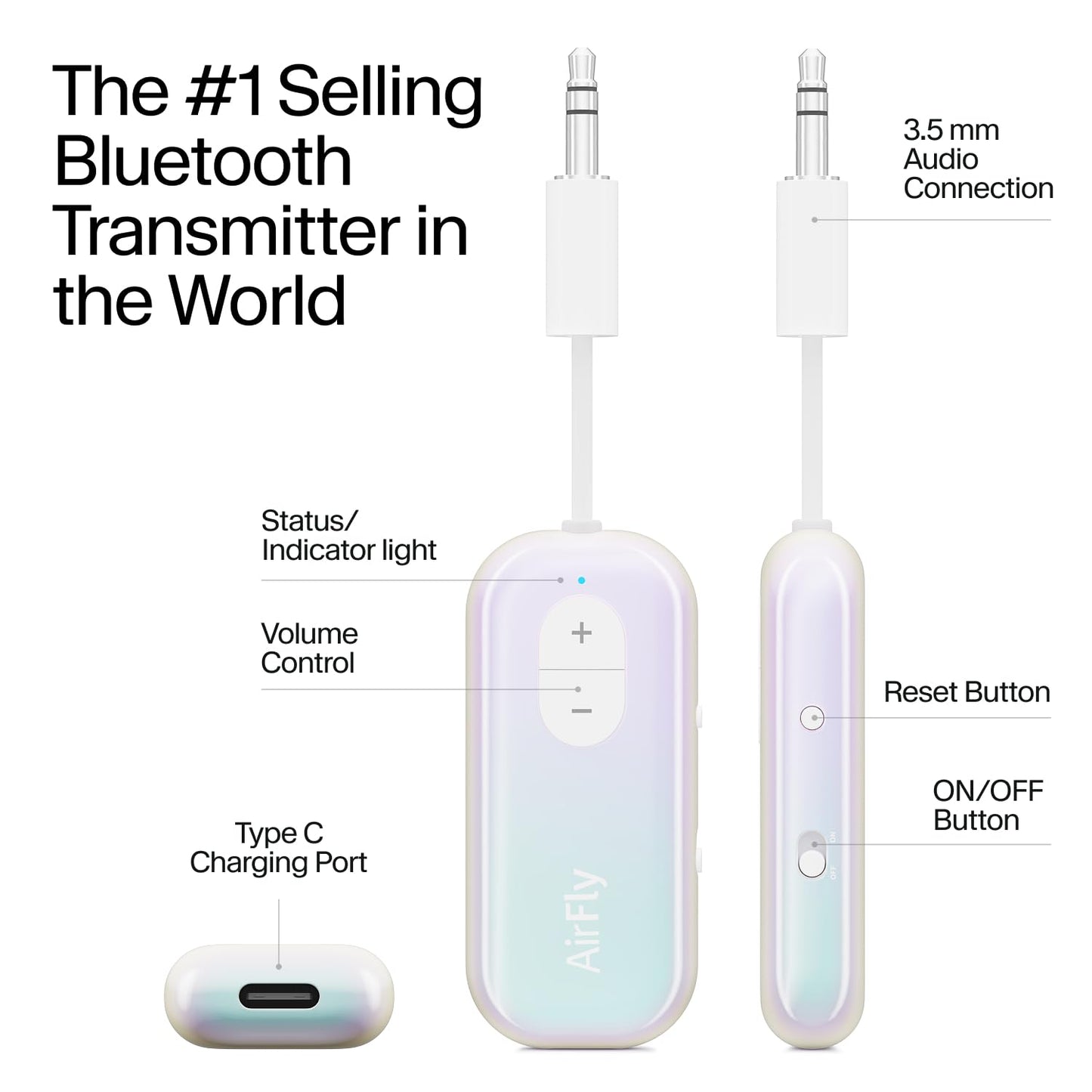 AirFly SE: Bluetooth Audio Adapter for Travel & More - Small Enterprise