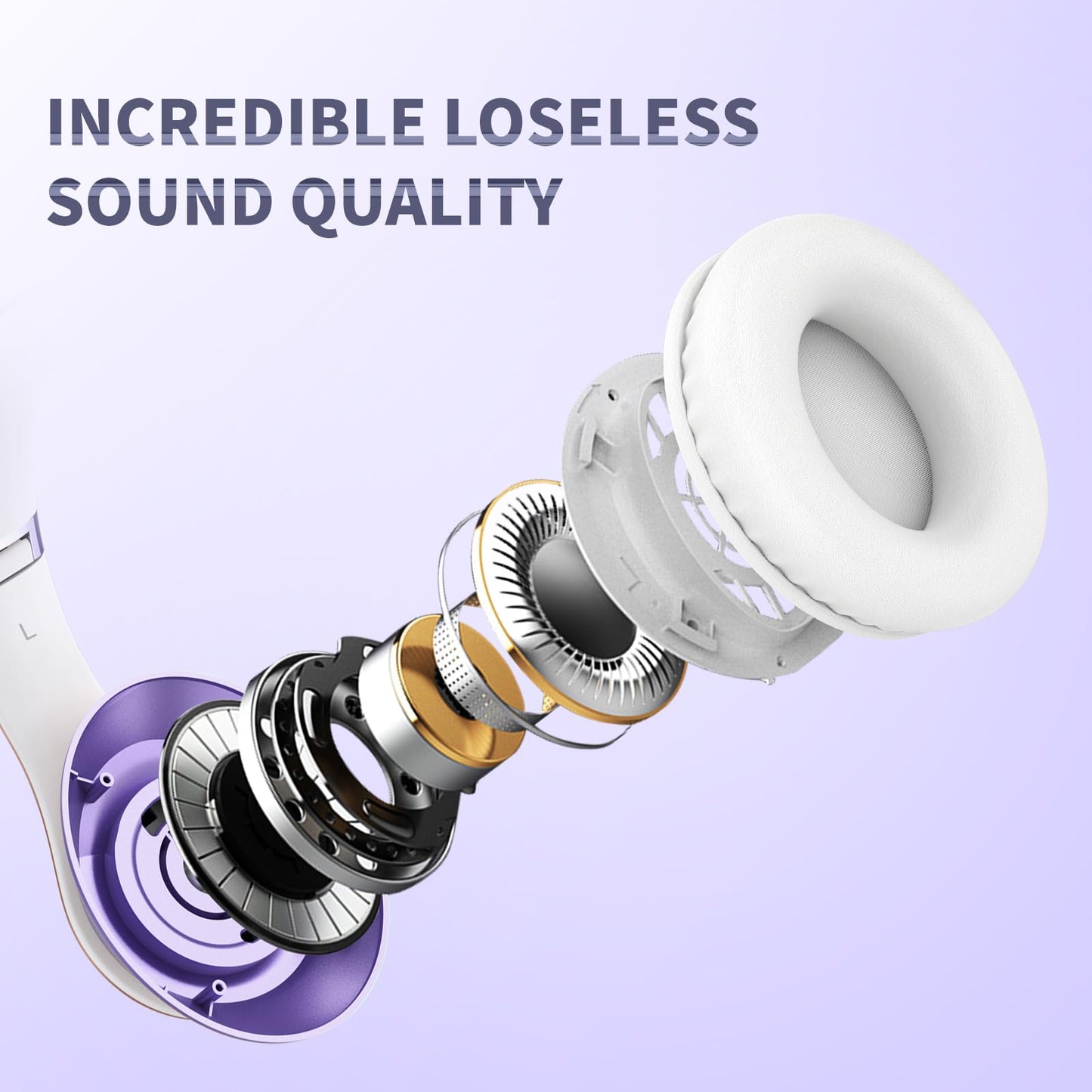 Uliptz HiFi Bluetooth Headphones - 65H Playtime - Small Enterprise