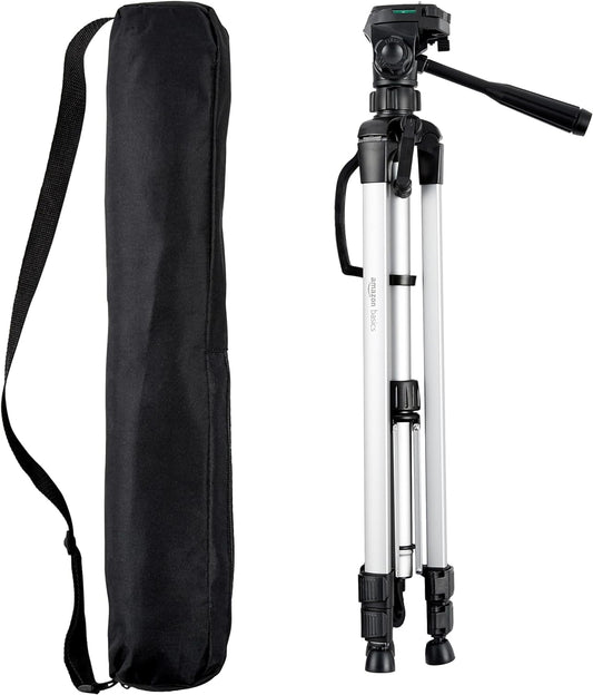 Amazon Basics Travel Tripod - 50 Champagne - Small Enterprise