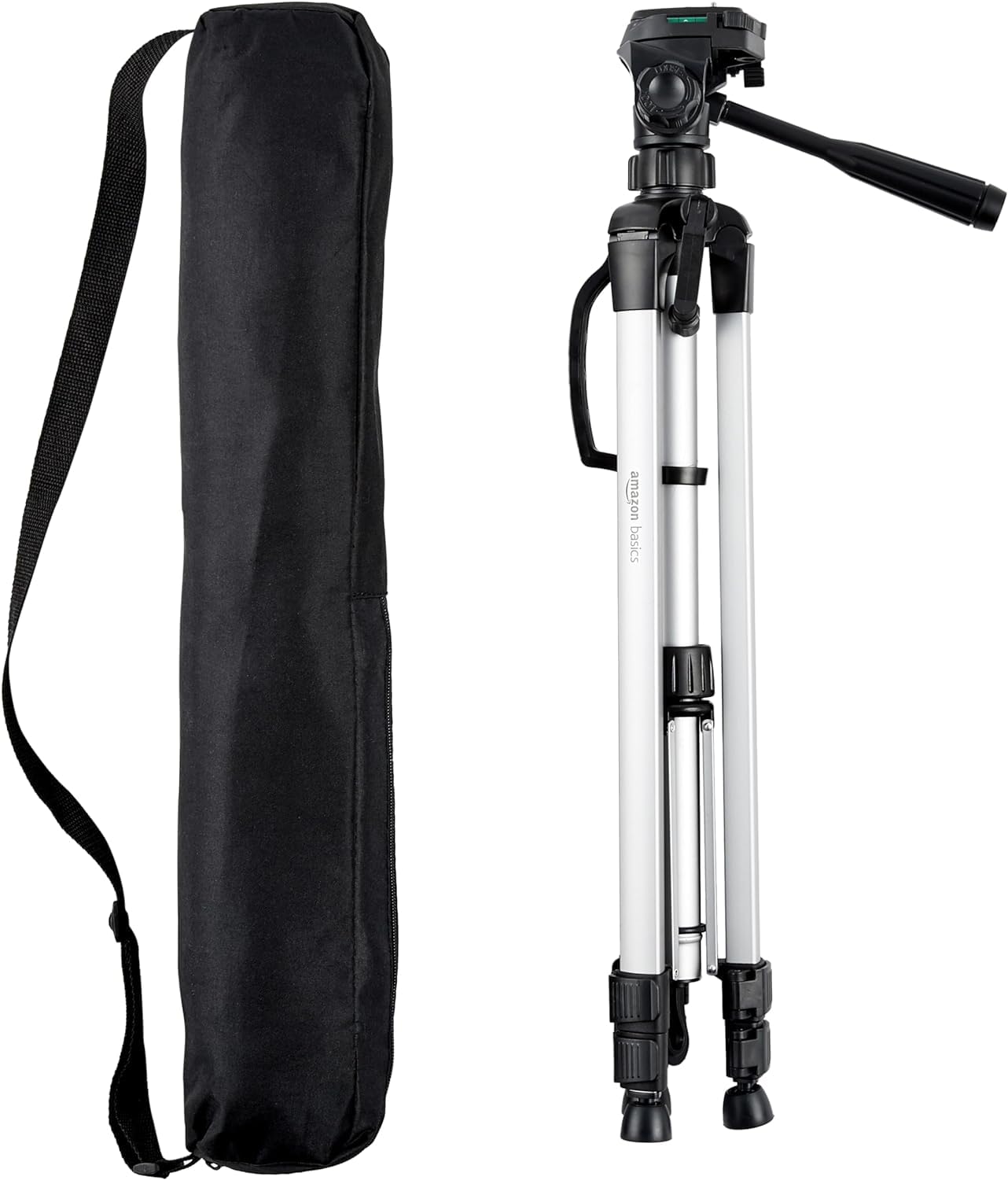 Amazon Basics Travel Tripod - 50 Champagne - Small Enterprise