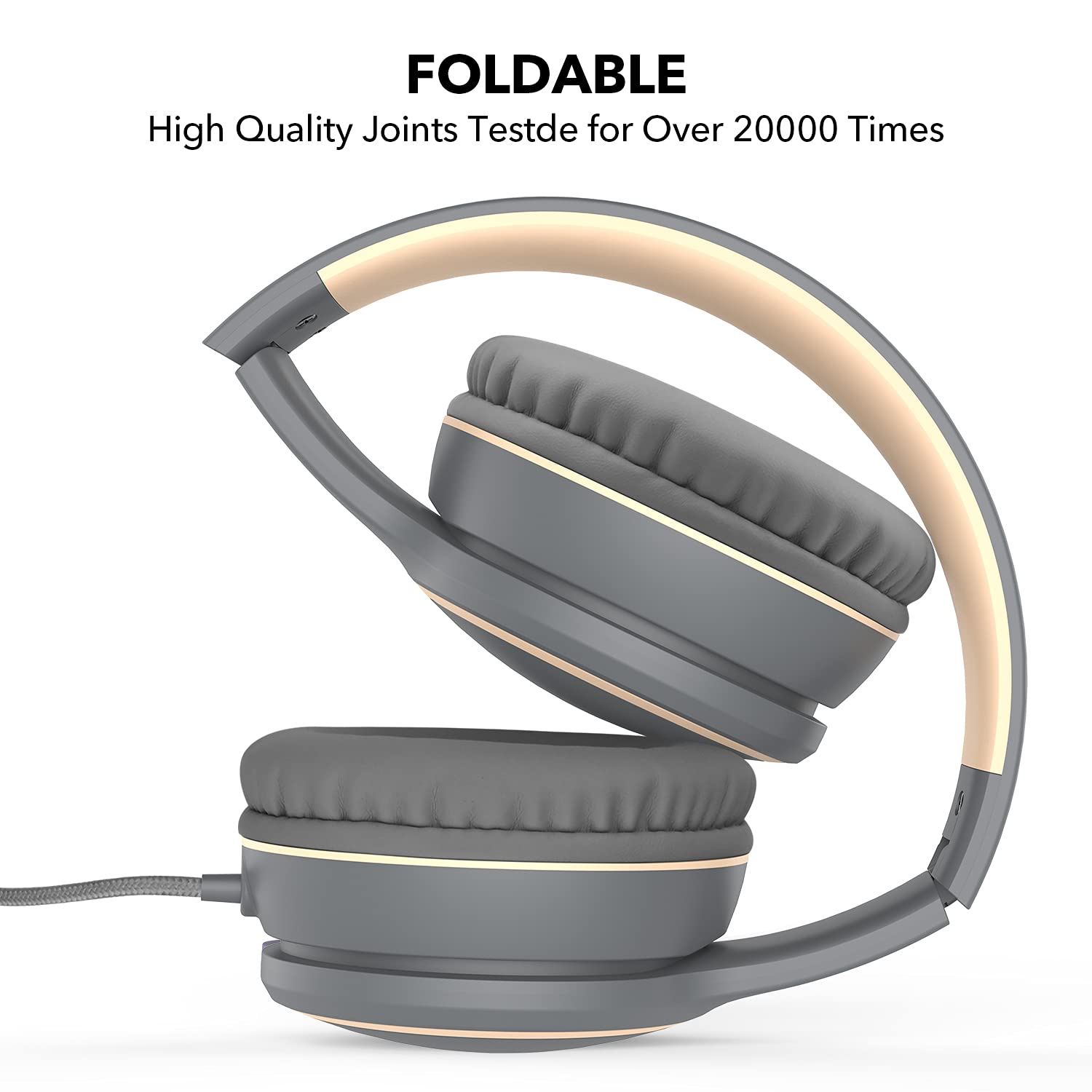 RORSOU R10 Foldable Bass Headphones with Mic - Small Enterprise
