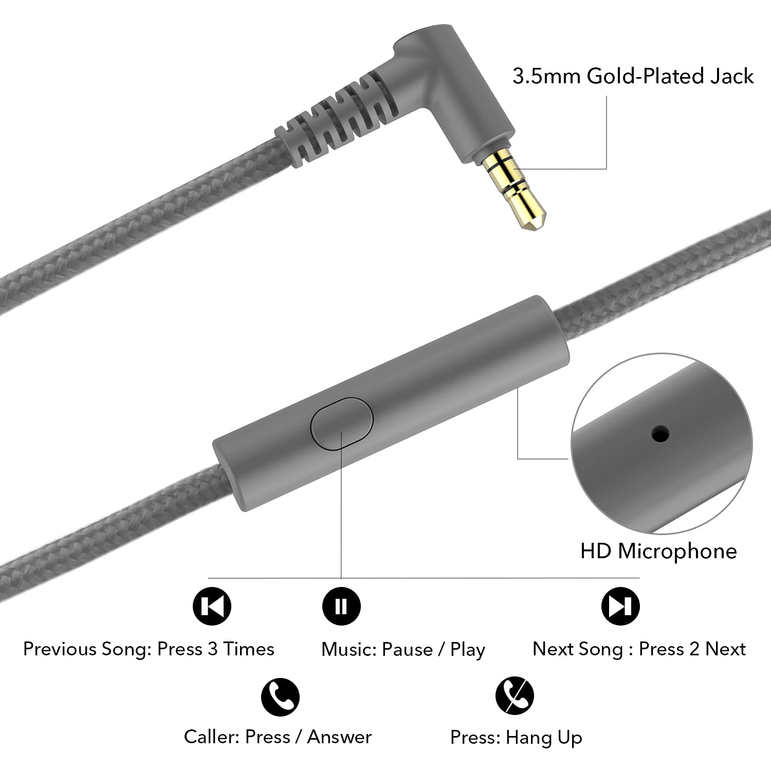RORSOU R10 Foldable Bass Headphones with Mic - Small Enterprise