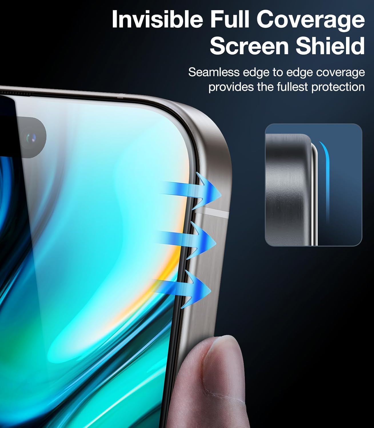 UltraGlass 9H+ Privacy Shield for iPhone 16 - Small Enterprise