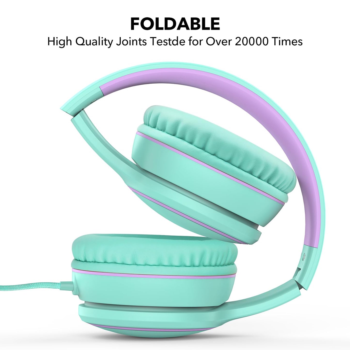 RORSOU R10 Foldable Bass Headphones with Mic - Small Enterprise