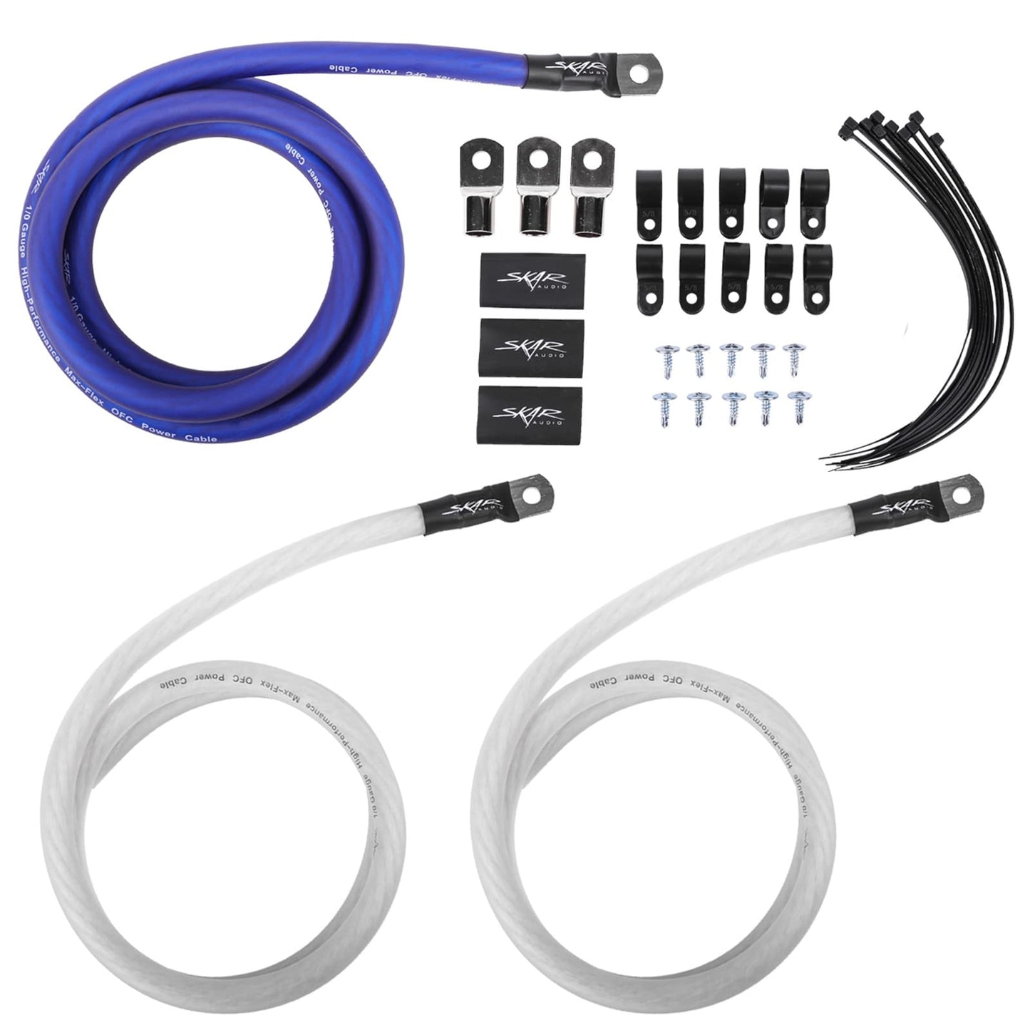 SkarSound Pro 1/0 Gauge OFC Amp Wiring Kit