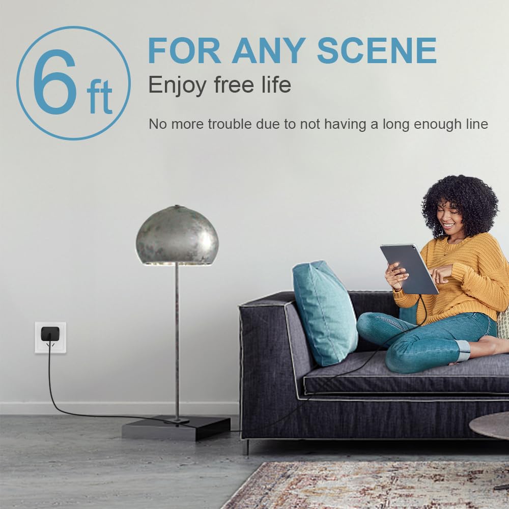 iCharge Duo: Fast USB-C Charger & 6FT Cables Pack - Small Enterprise