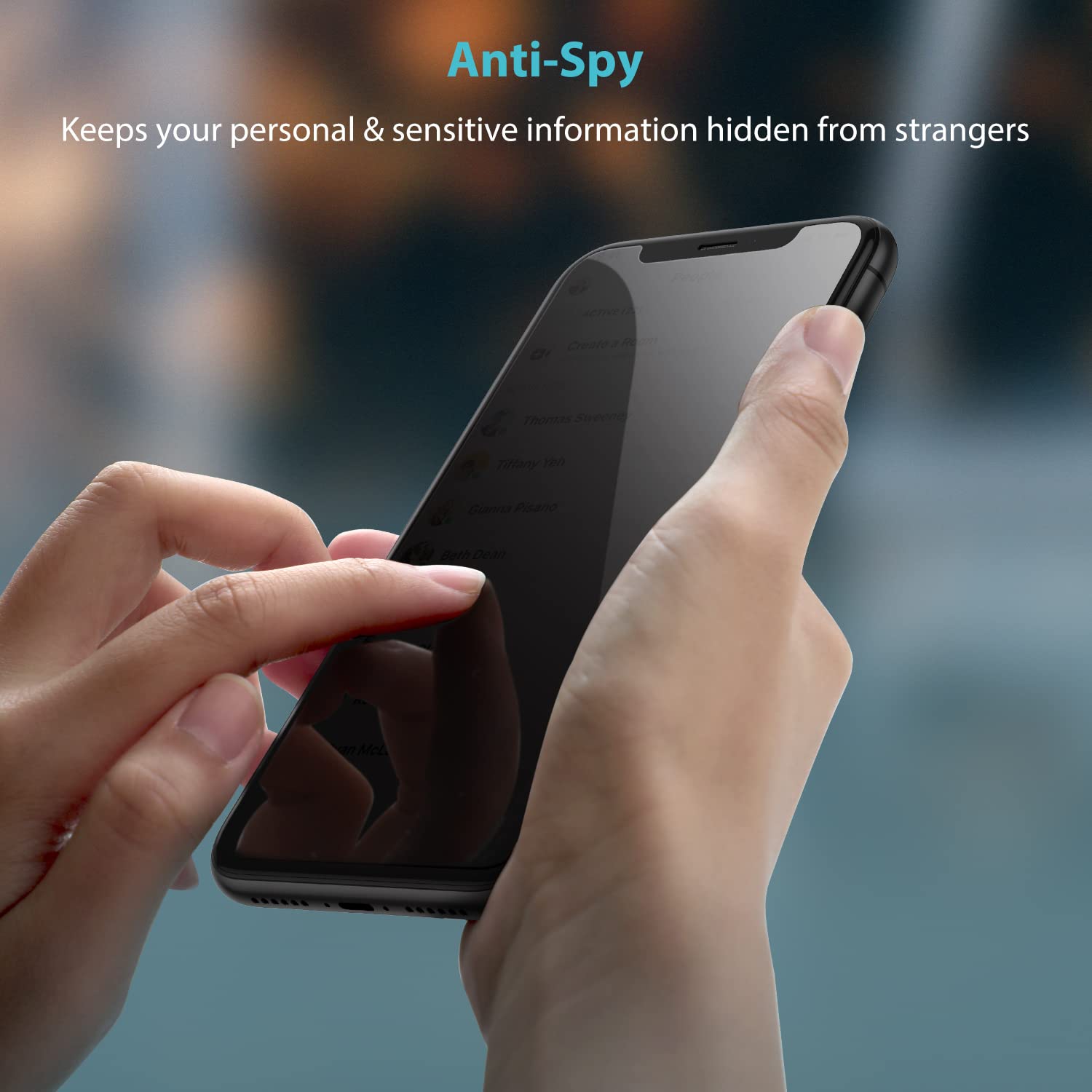 SYNCWIRE 28° Anti-Spy Glass for iPhone 12 Pro Max - Small Enterprise