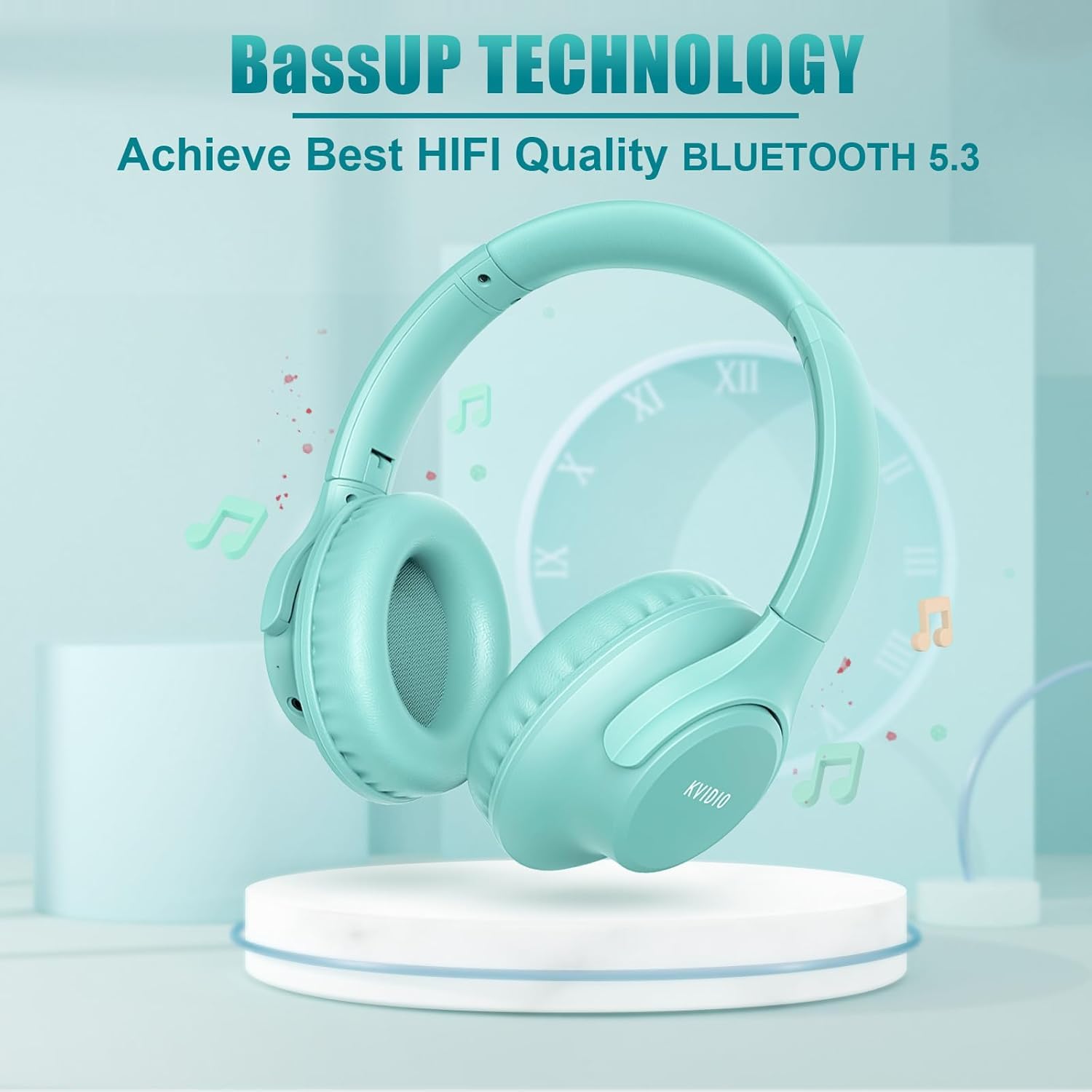 KVIDIO ProBass 65H Wireless Headphones - Travel Ready! - Small Enterprise