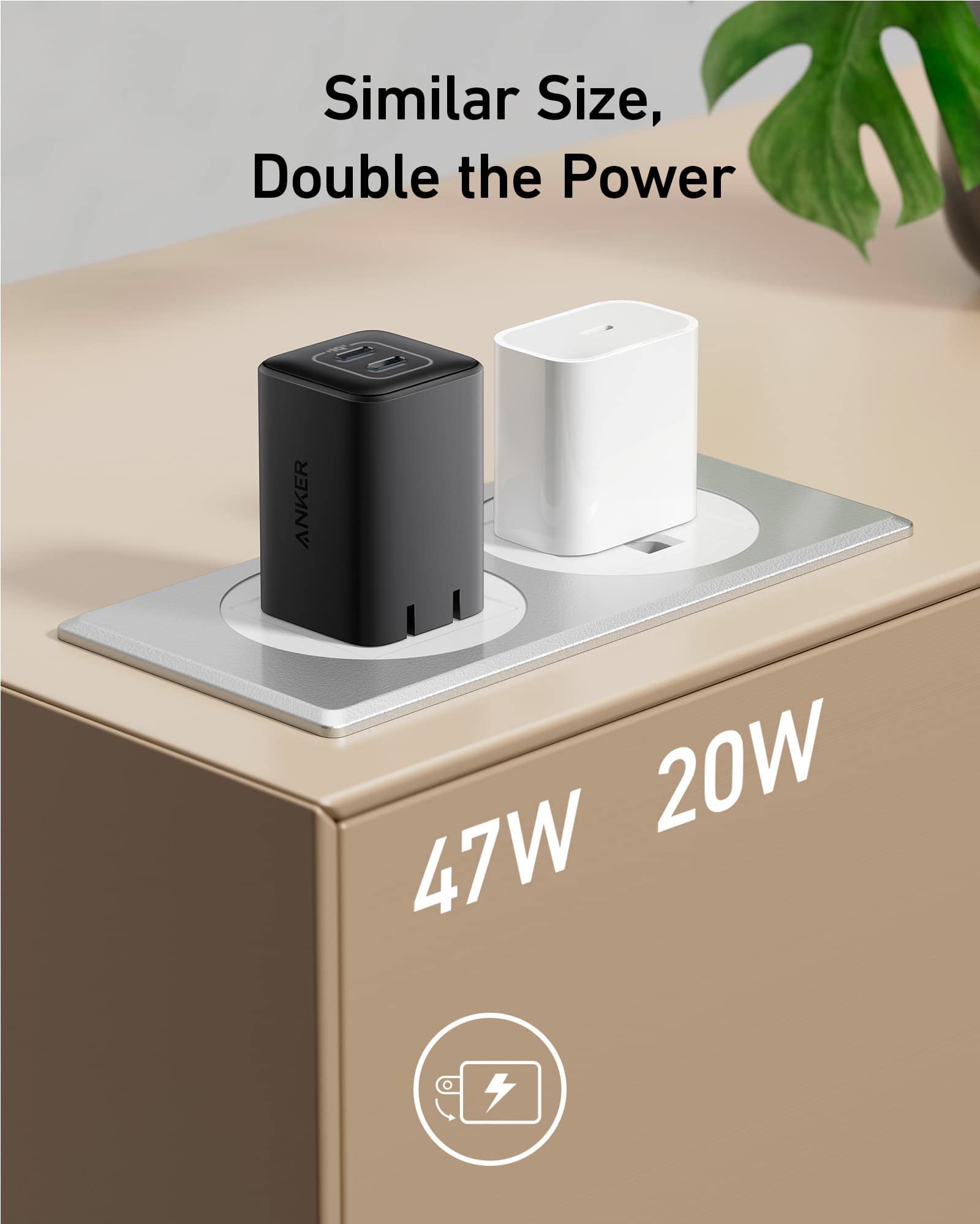 NanoCharge 47W USB C Charger - Small Enterprise