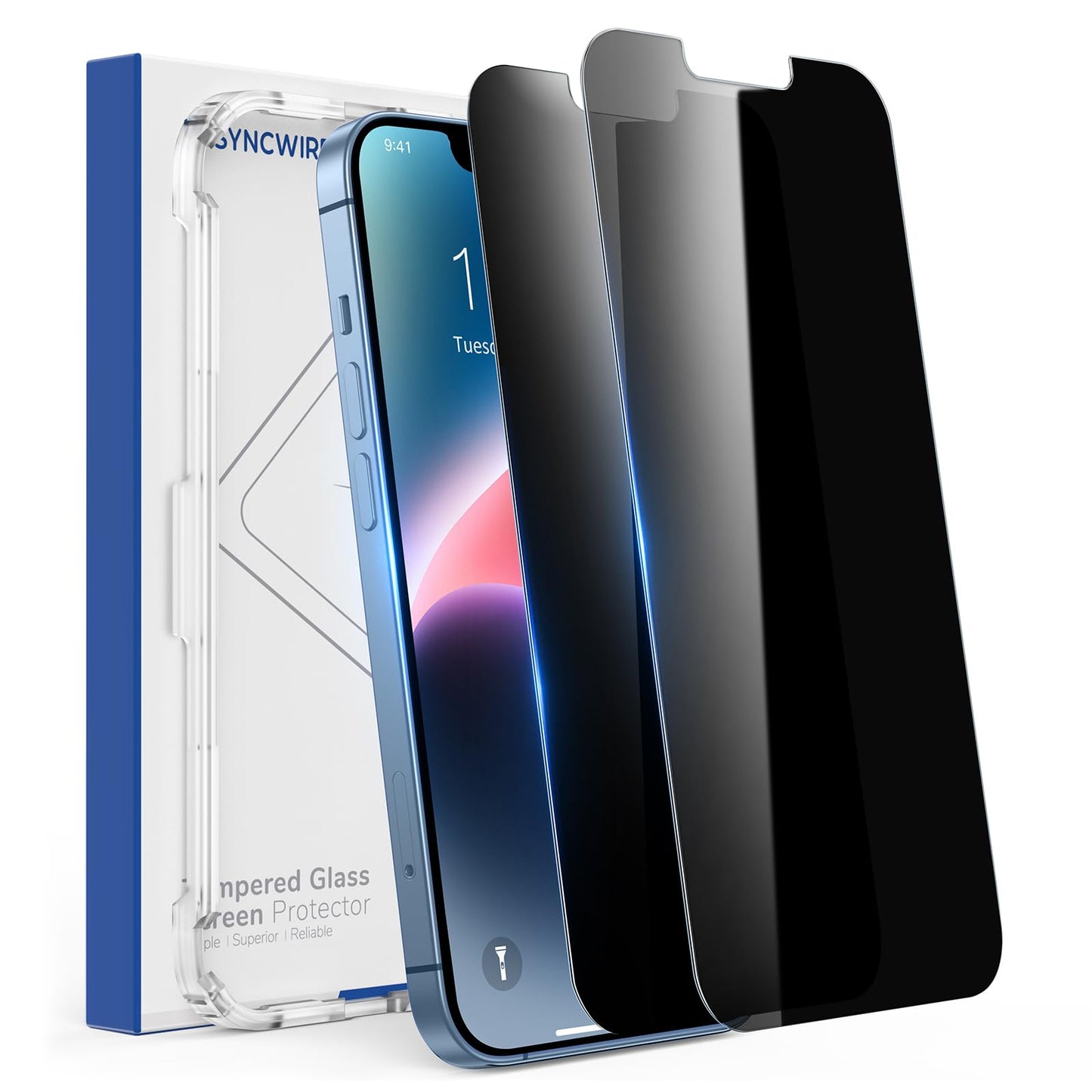 SYNCWIRE 28° Anti-Spy Glass for iPhone 12 Pro Max - Small Enterprise