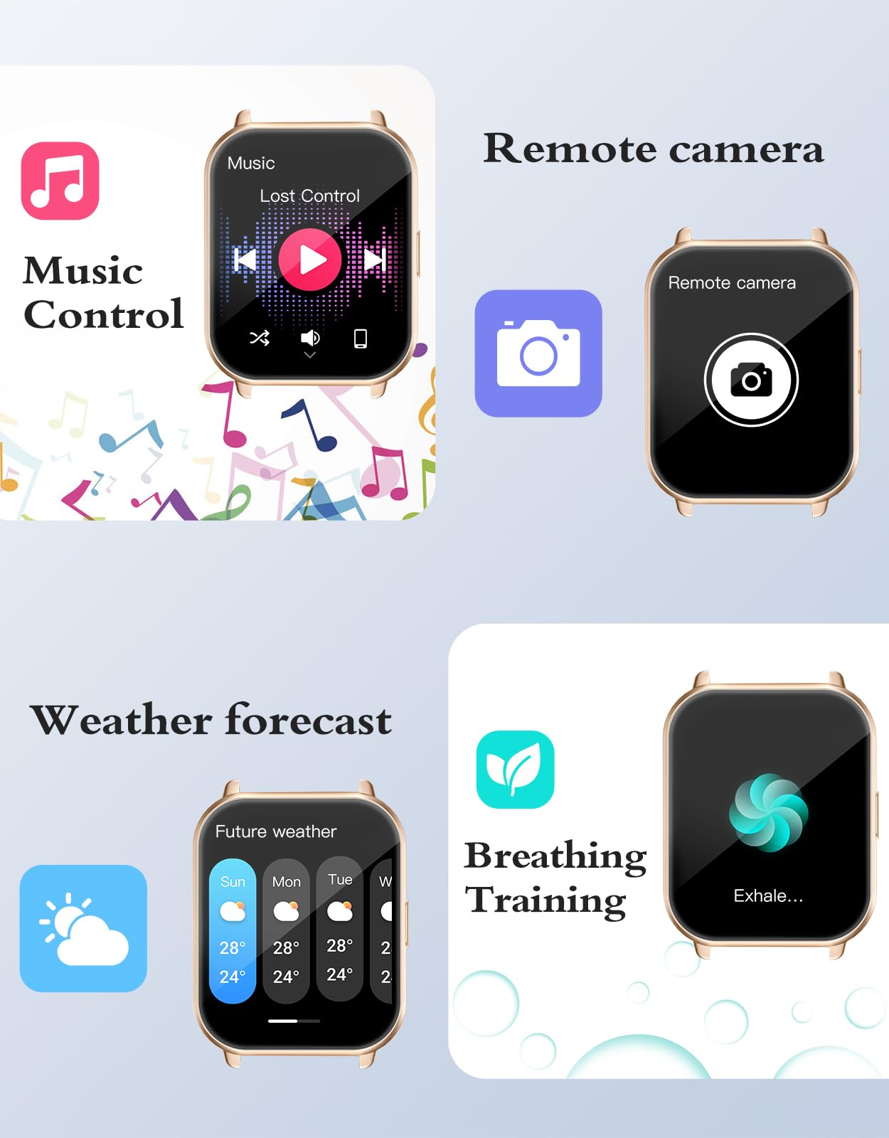 RUIMEN Smartwatch: Answer Calls, Track Fitness - Small Enterprise