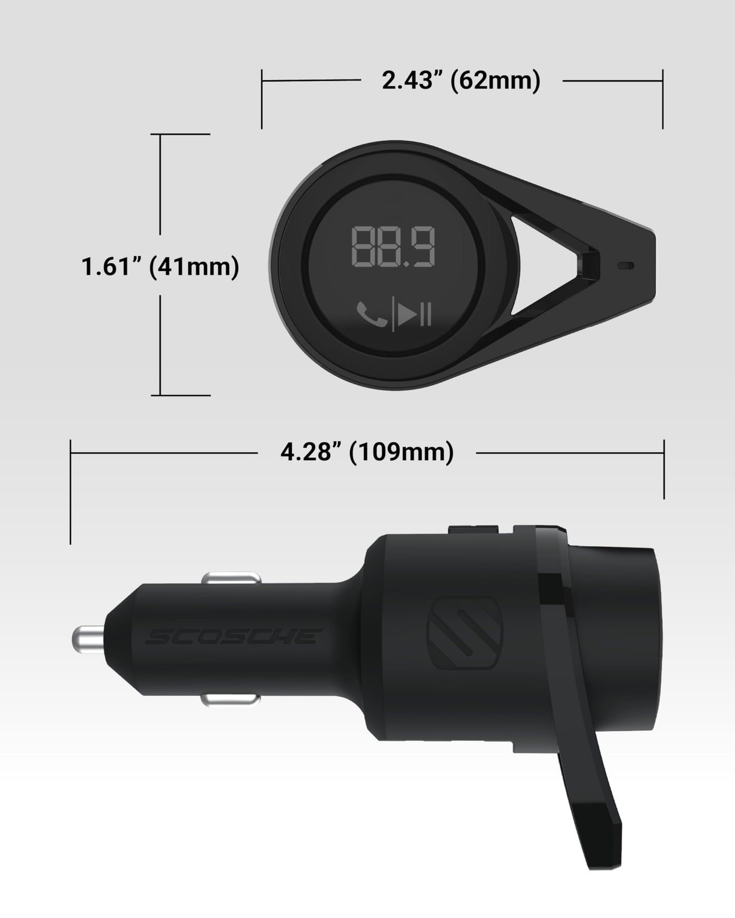Scosche DriveConnect: Bluetooth FM & Dual USB Charger
