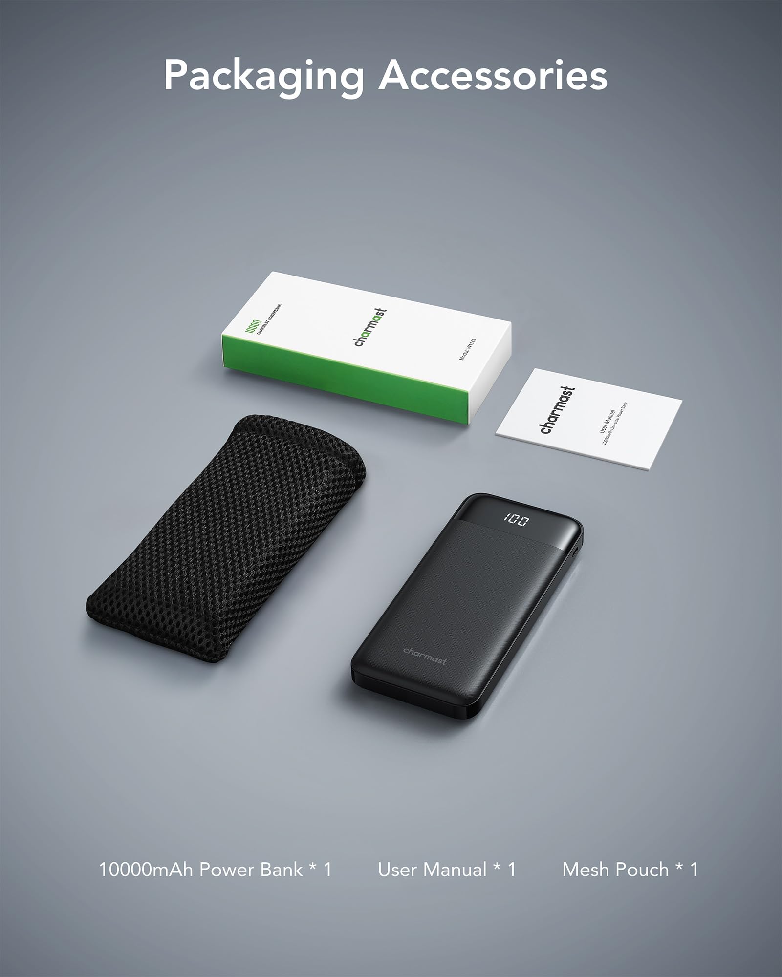 TravelMax 10K: Slim Power Bank w/ Built-in Cables - Small Enterprise