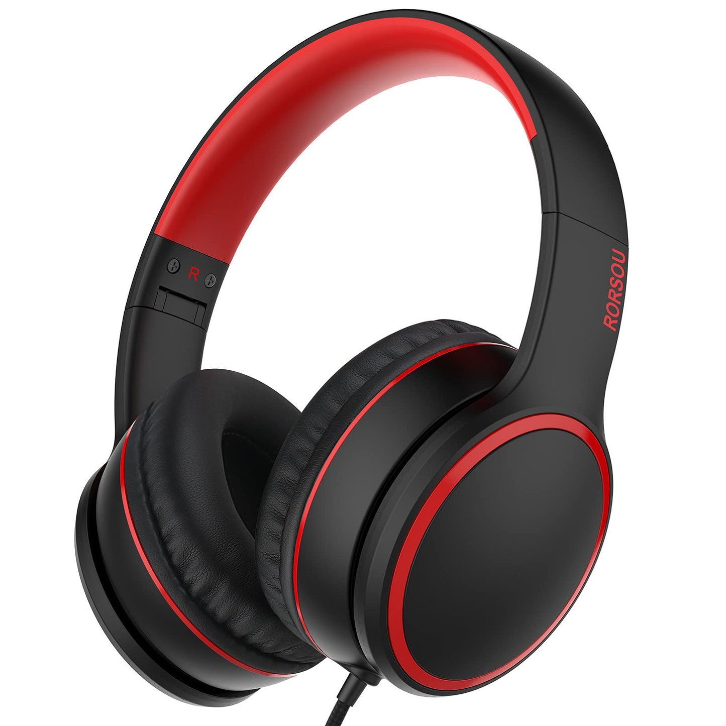 RORSOU R10 Foldable Bass Headphones with Mic - Small Enterprise