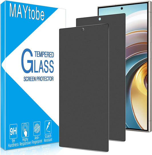 [2-Pack Matte Privacy Screen Protector for Samsung Galaxy S24 Ultra Tempered