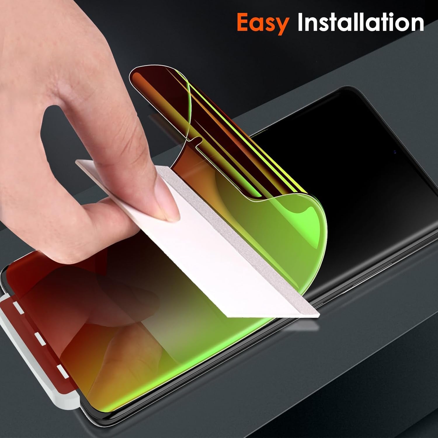 2 Pack for Samsung Galaxy S21 Ultra Privacy Screen Protector, Gradient