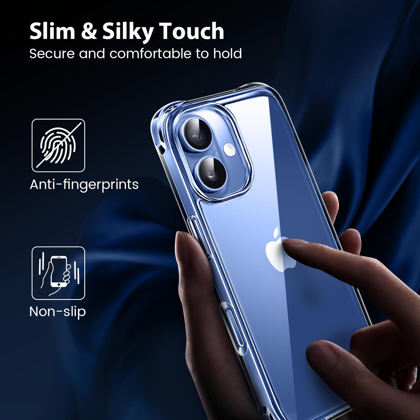 CrystalGuard i16: Clear, Tough, Anti-Yellowing Case