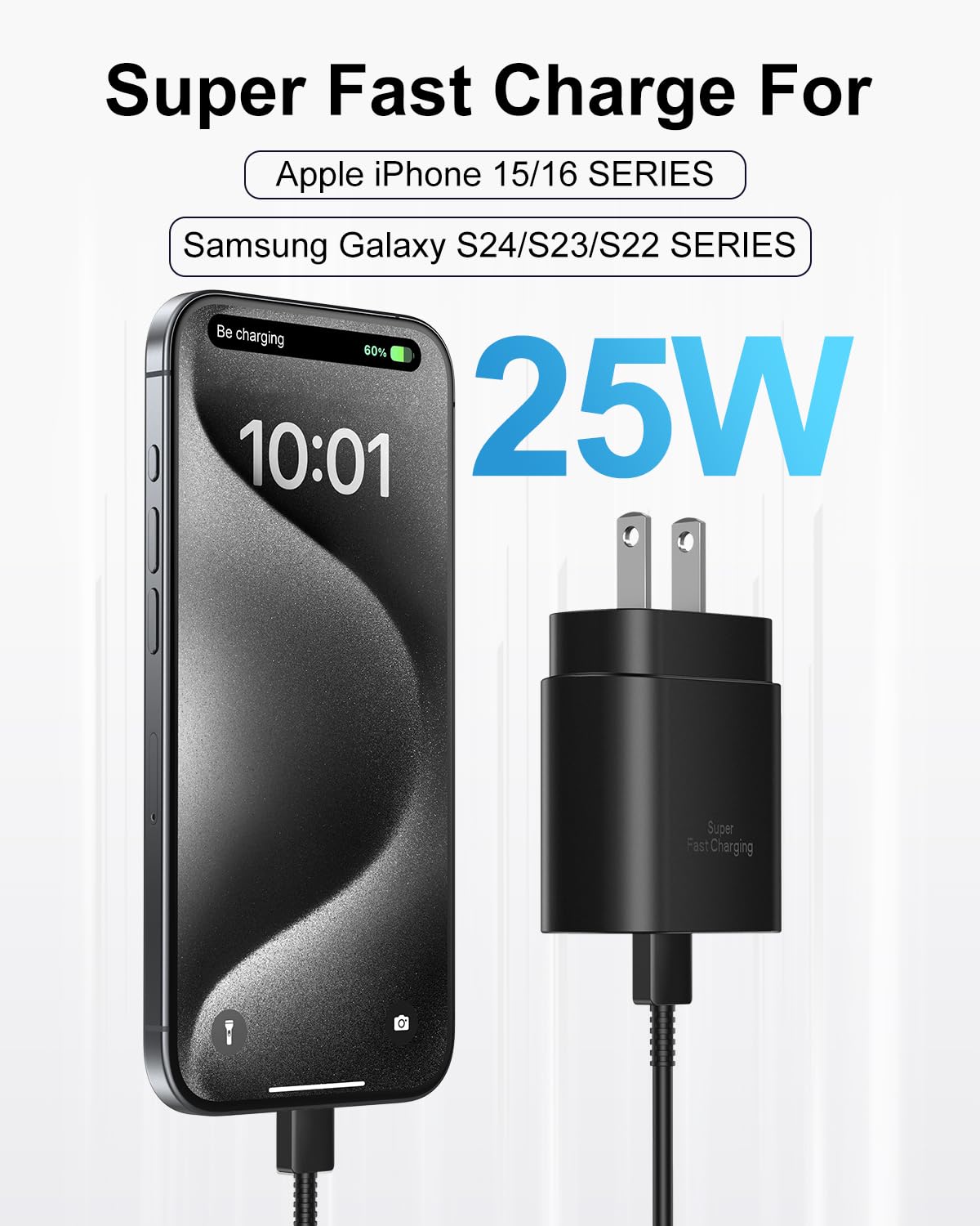 SwiftCharge Duo: 25W Type C Fast Charger Set - Small Enterprise