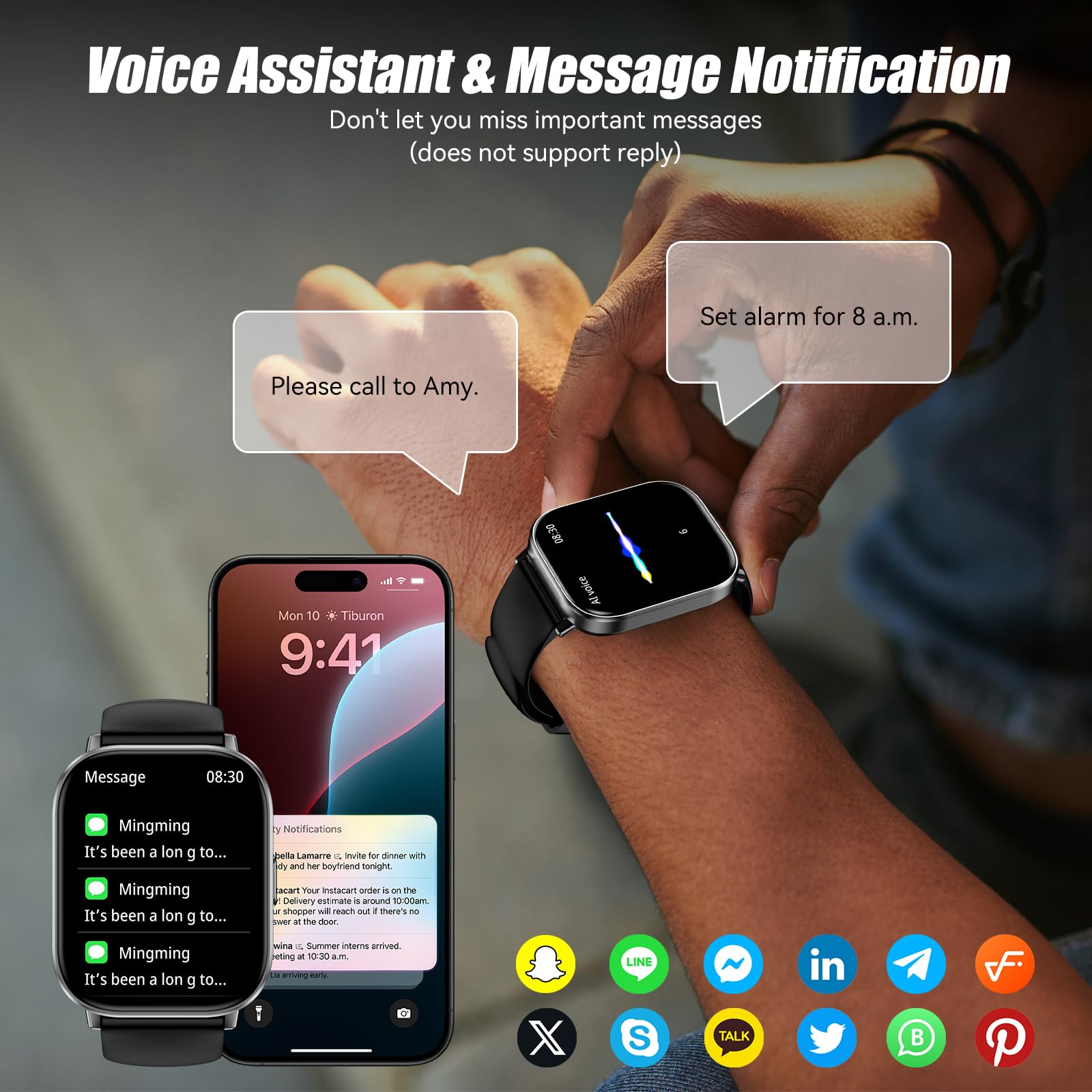 FitTrack Pro: HD Smartwatch with 120 Sports Modes - Small Enterprise