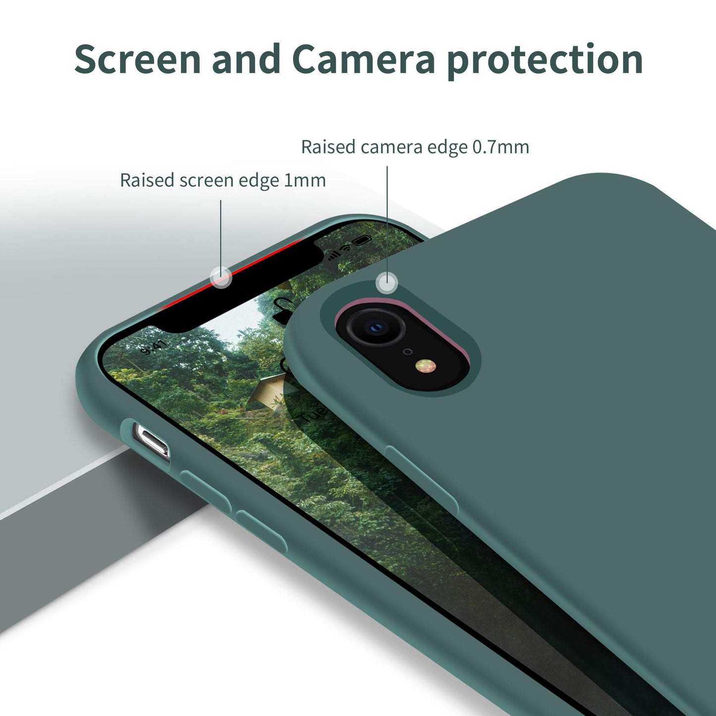 OTOFLY Pine Green XR Case – Military Drop Protection