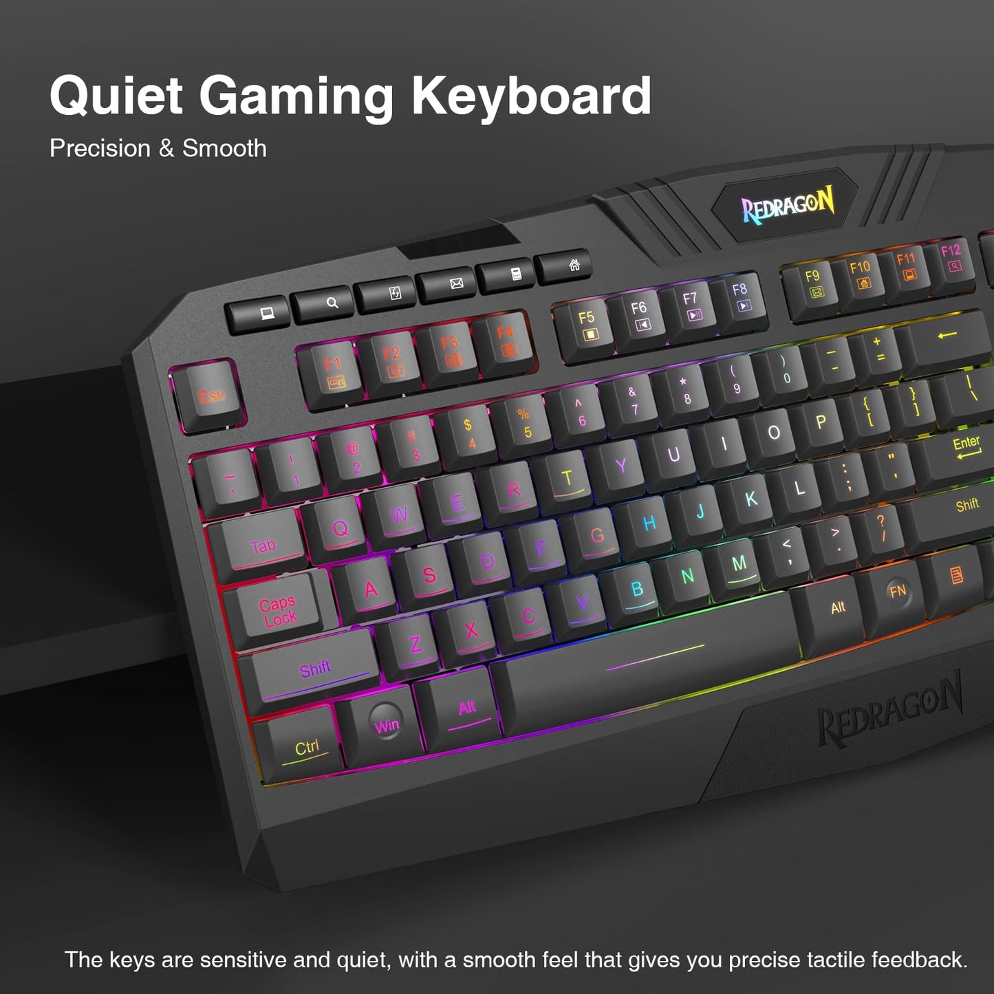Redragon K521X: RGB Gamer's Mechanical-Feel Keyboard
