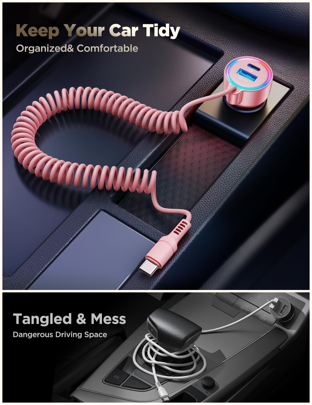 TurboCharge 72W Car Adapter: iPhone & Galaxy Ready!