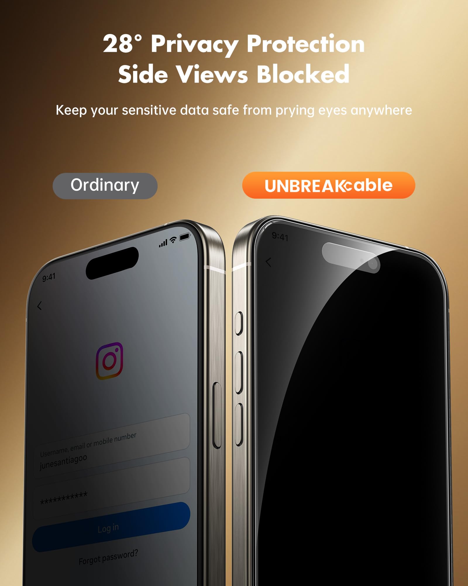 UNBREAKcable iPhone 12 Pro Max Privacy Shield 2-Pack - Small Enterprise
